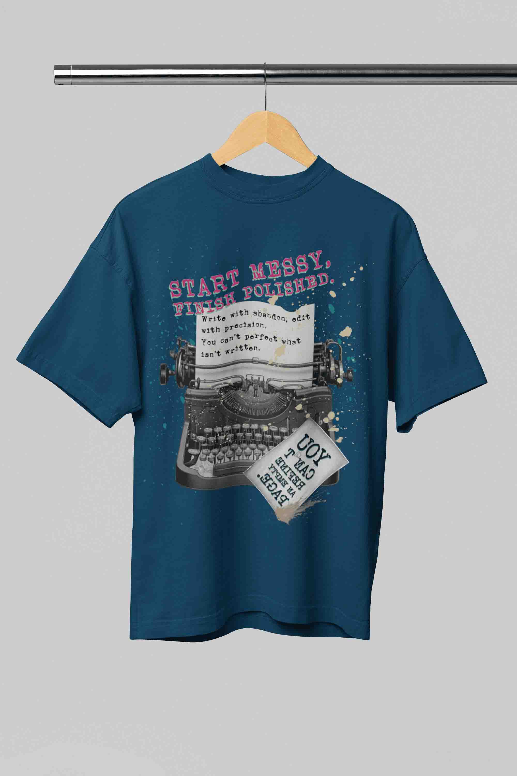 Start Messy, Finish Polished Oversized T-Shirt | The OddBall Wagon image 6