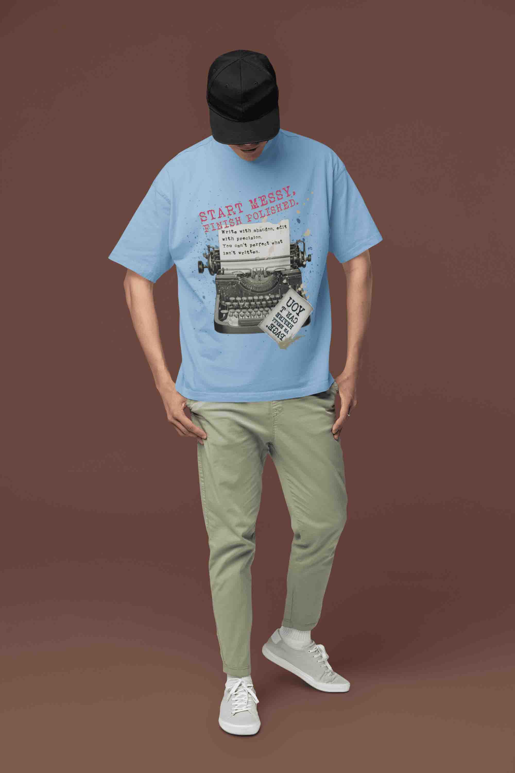 Start Messy, Finish Polished Oversized T-Shirt | The OddBall Wagon image 5