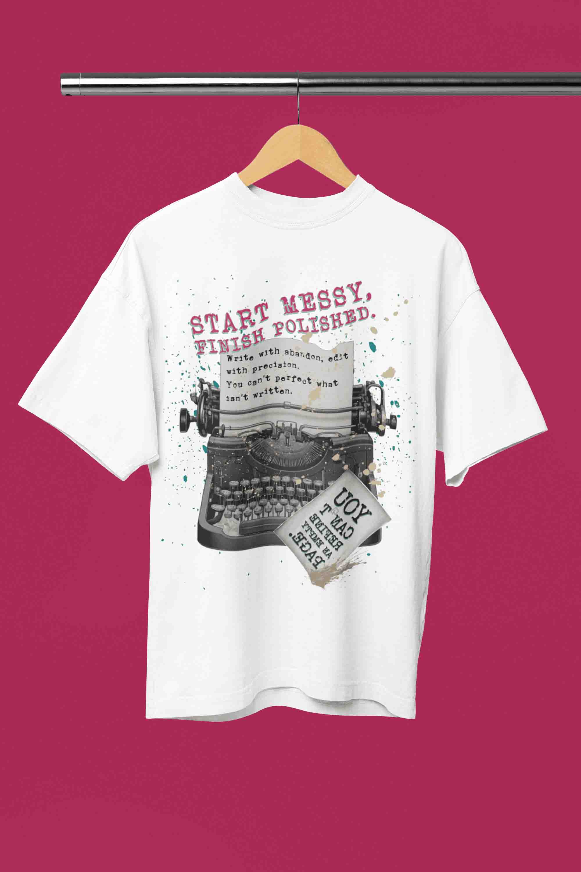 Start Messy, Finish Polished Oversized T-Shirt | The OddBall Wagon image 6