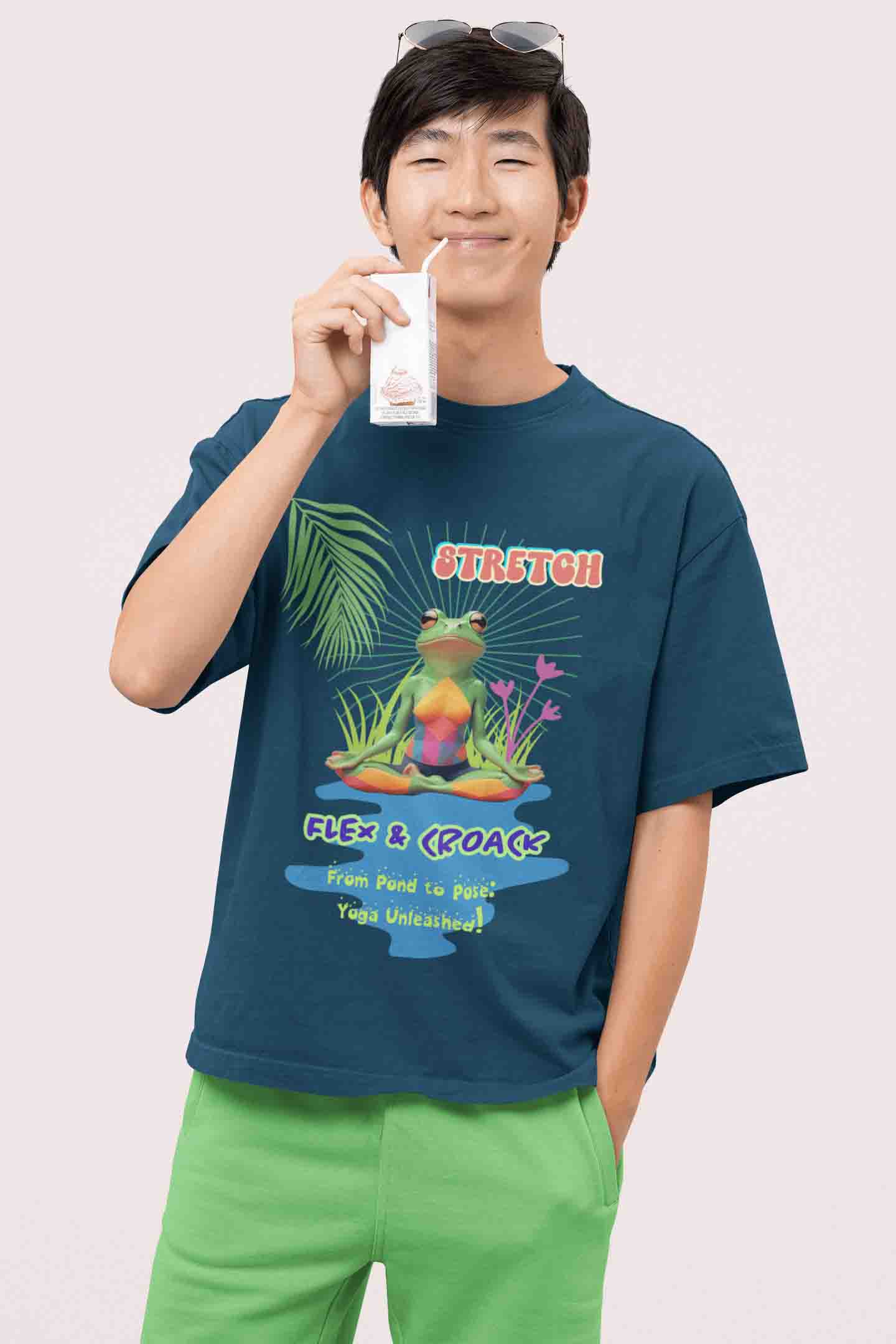 Stretch, Flex & Croak YogaT-Shirt | The OddBall Wagon