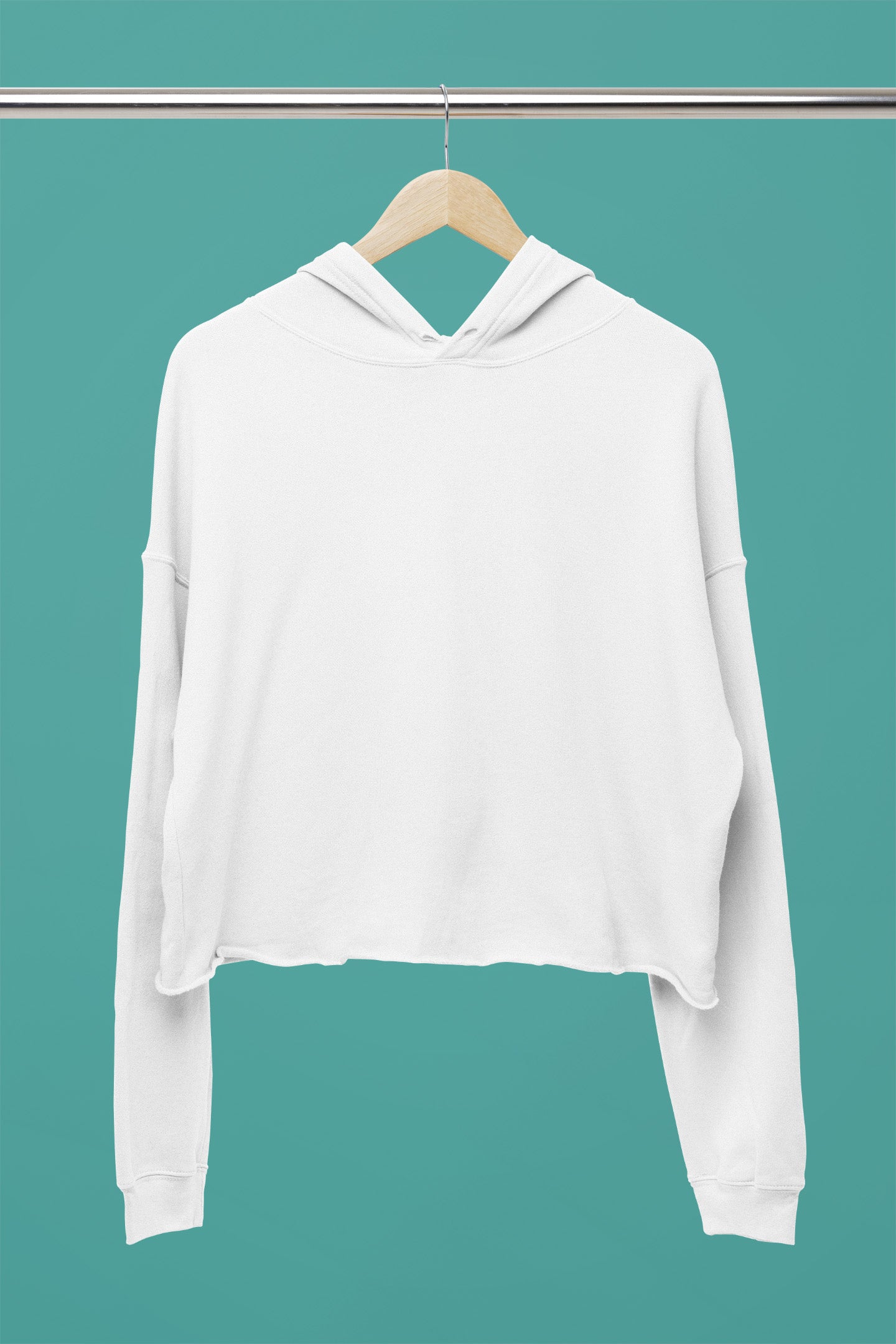 Stylish Olive White Crop Hoodie | The OddBall Wagon image 5