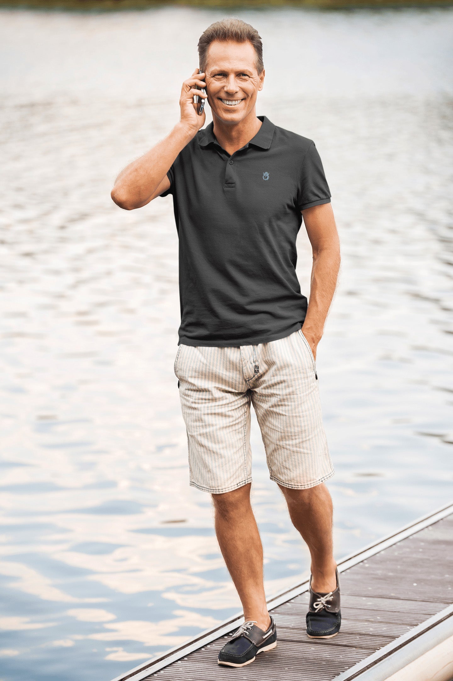 Classic Black Polo T-shirt | The OddBall Wagon