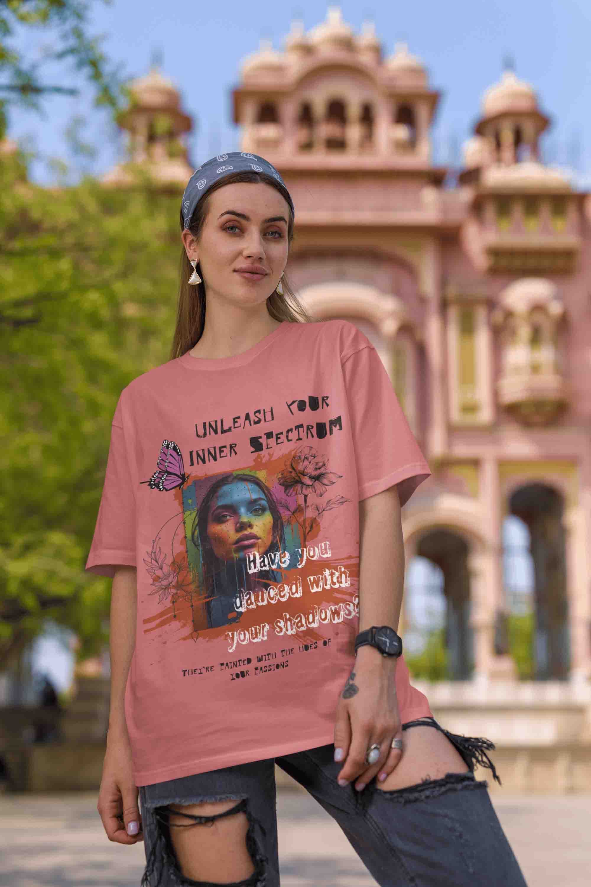 Unleash Your Inner Spectrum Oversized T-Shirt | The OddBall Wagon