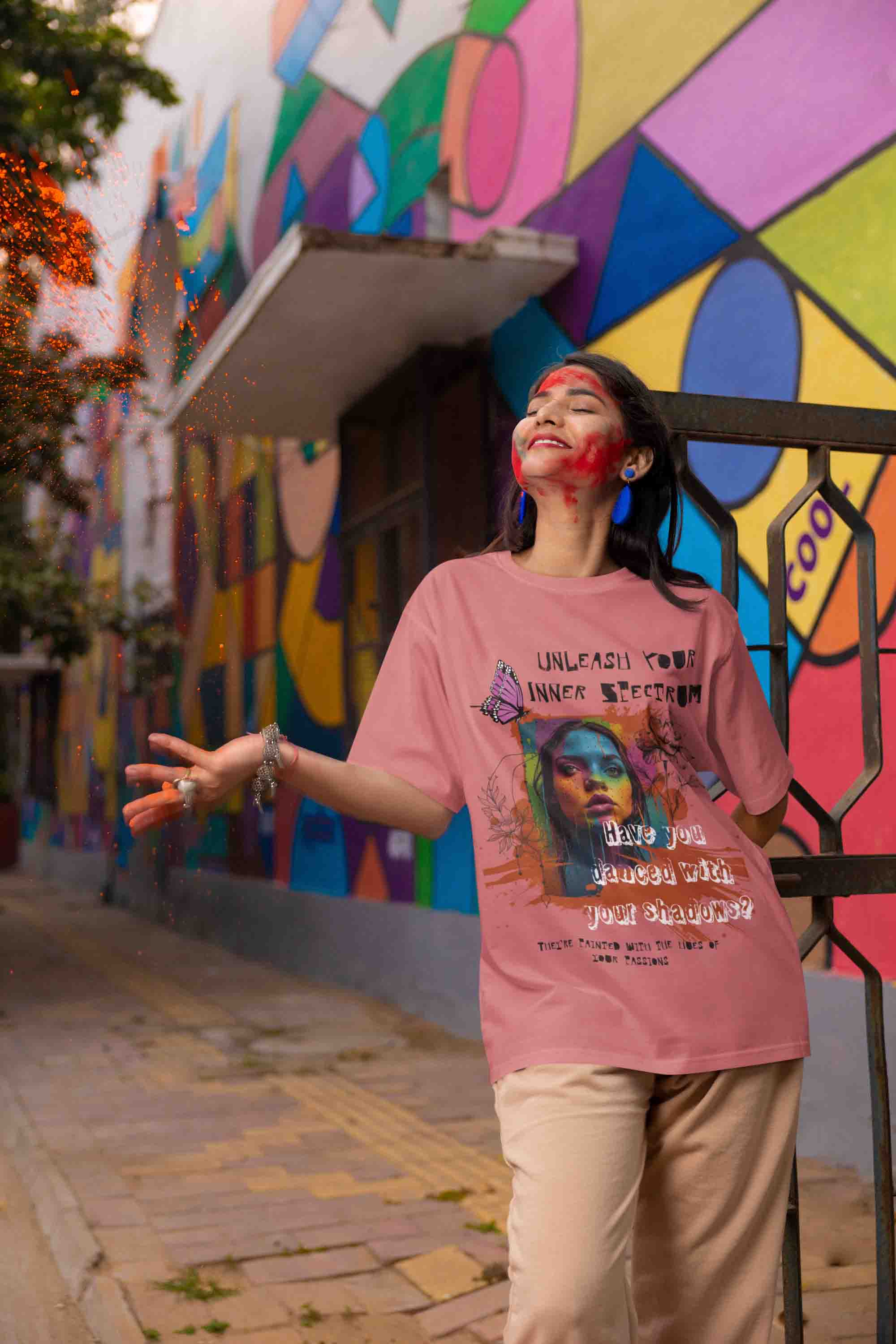 Unleash Your Inner Spectrum Oversized T-Shirt | The OddBall Wagon image 2