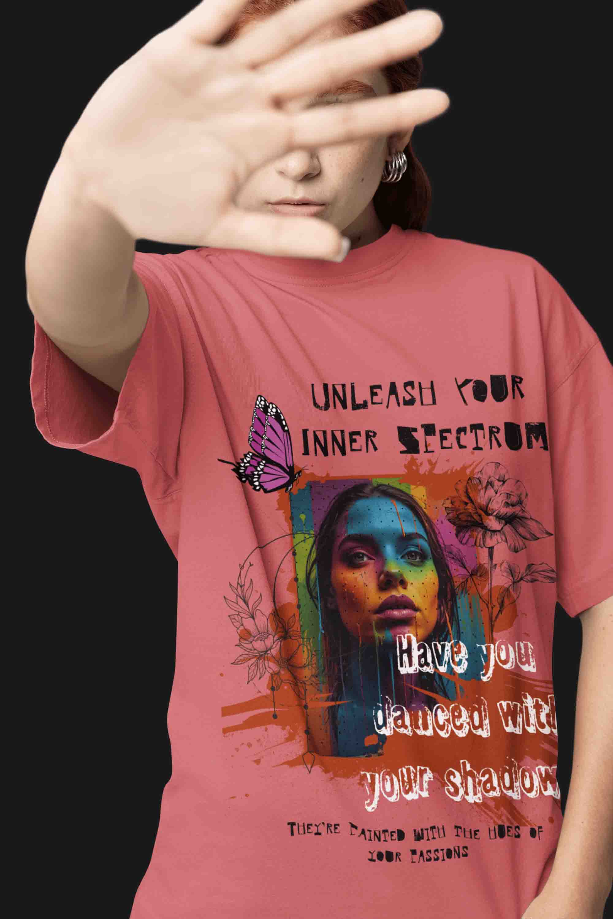 Unleash Your Inner Spectrum Oversized T-Shirt | The OddBall Wagon image 4
