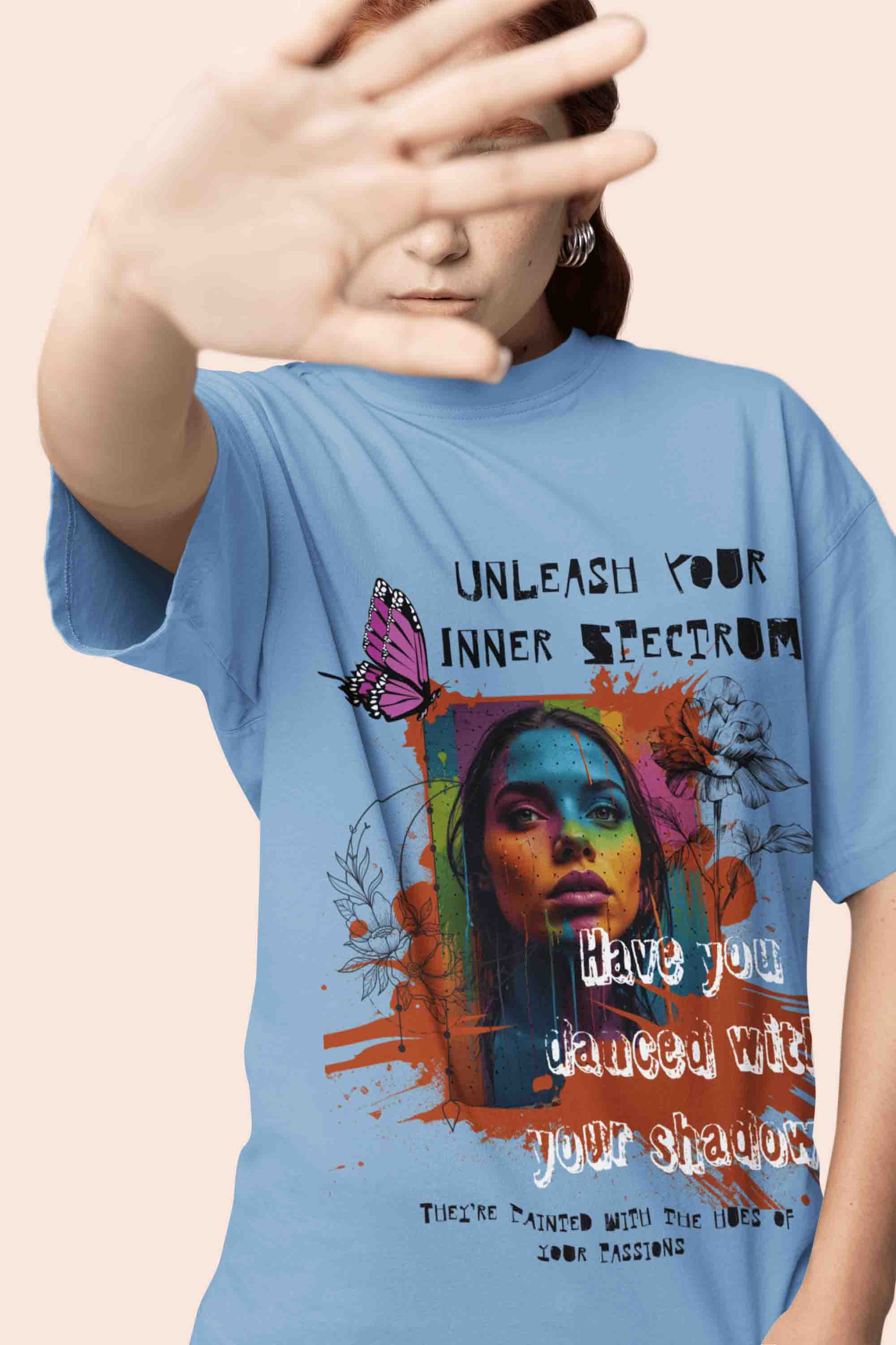 Unleash Your Inner Spectrum Oversized T-Shirt | The OddBall Wagon image 3