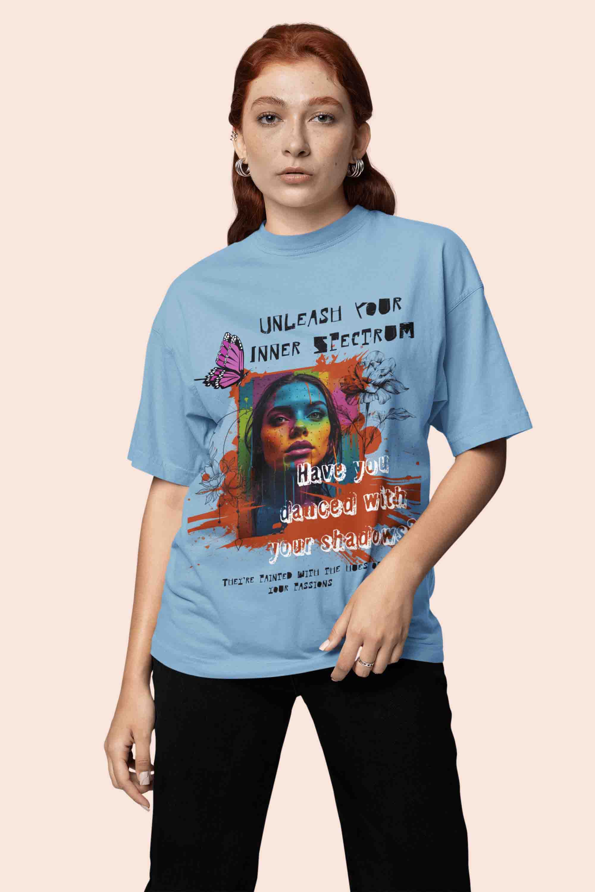 Unleash Your Inner Spectrum Oversized T-Shirt | The OddBall Wagon image 5