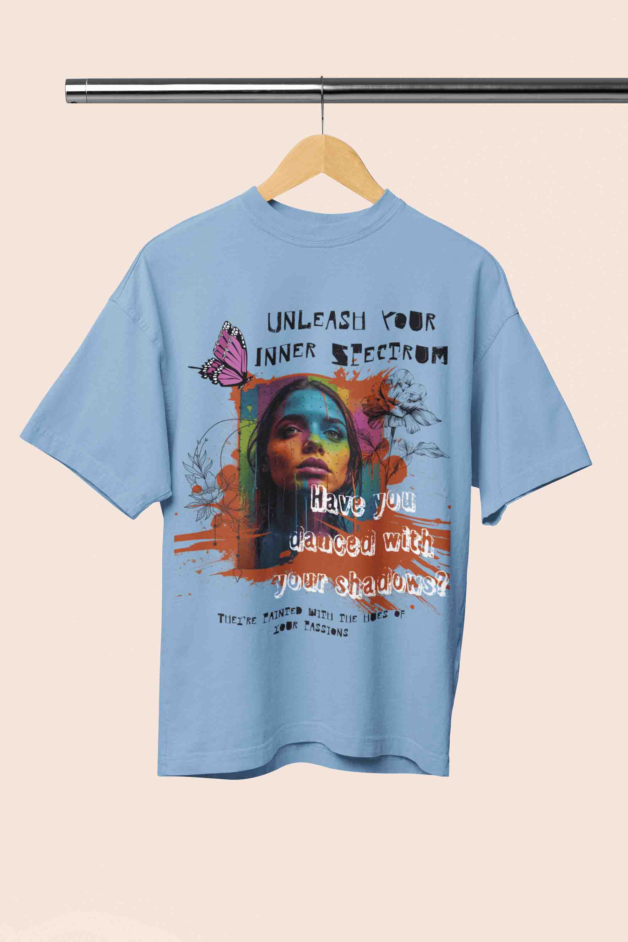 Unleash Your Inner Spectrum Oversized T-Shirt | The OddBall Wagon image 6