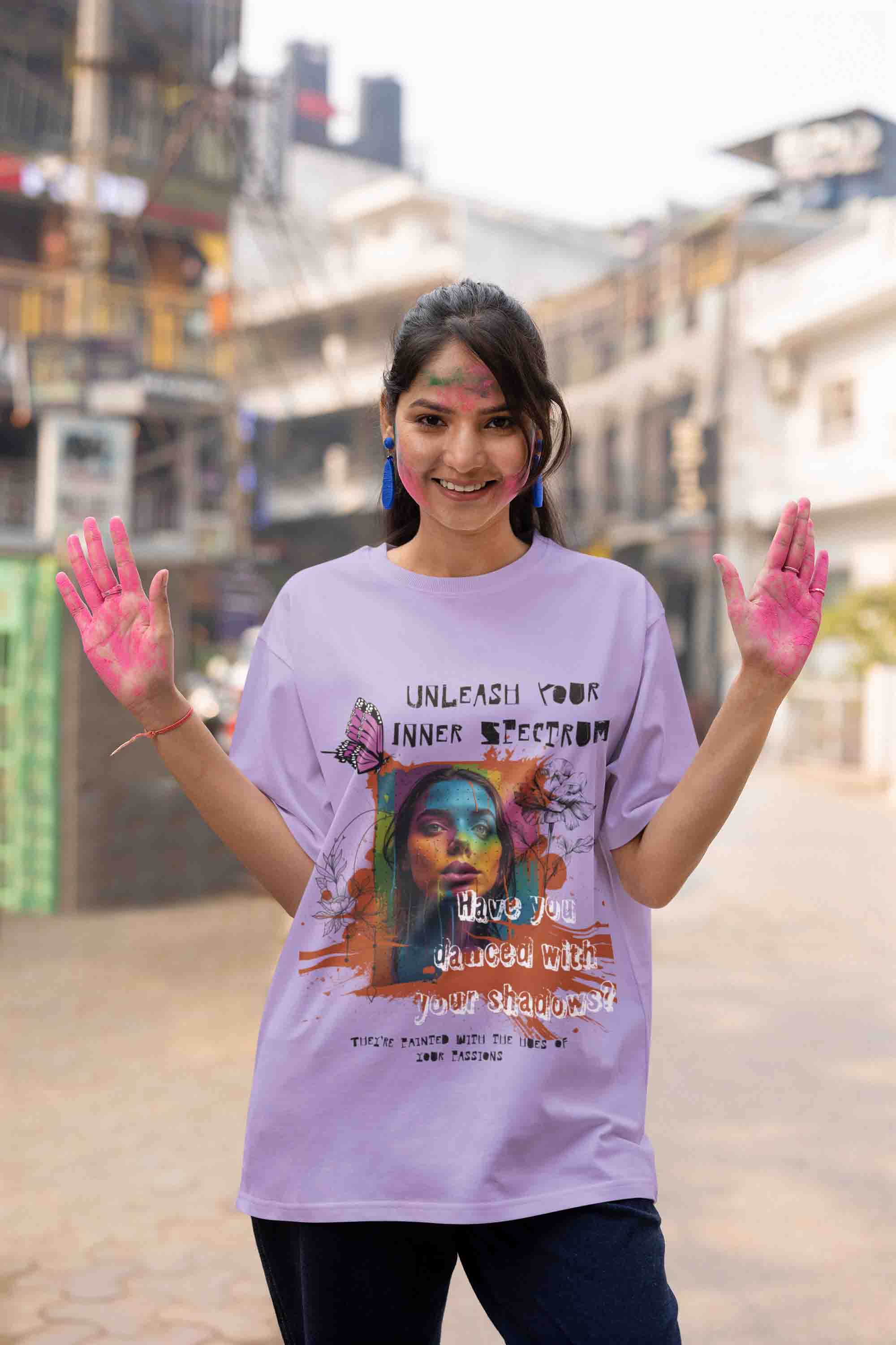 Unleash Your Inner Spectrum Oversized T-Shirt | The OddBall Wagon