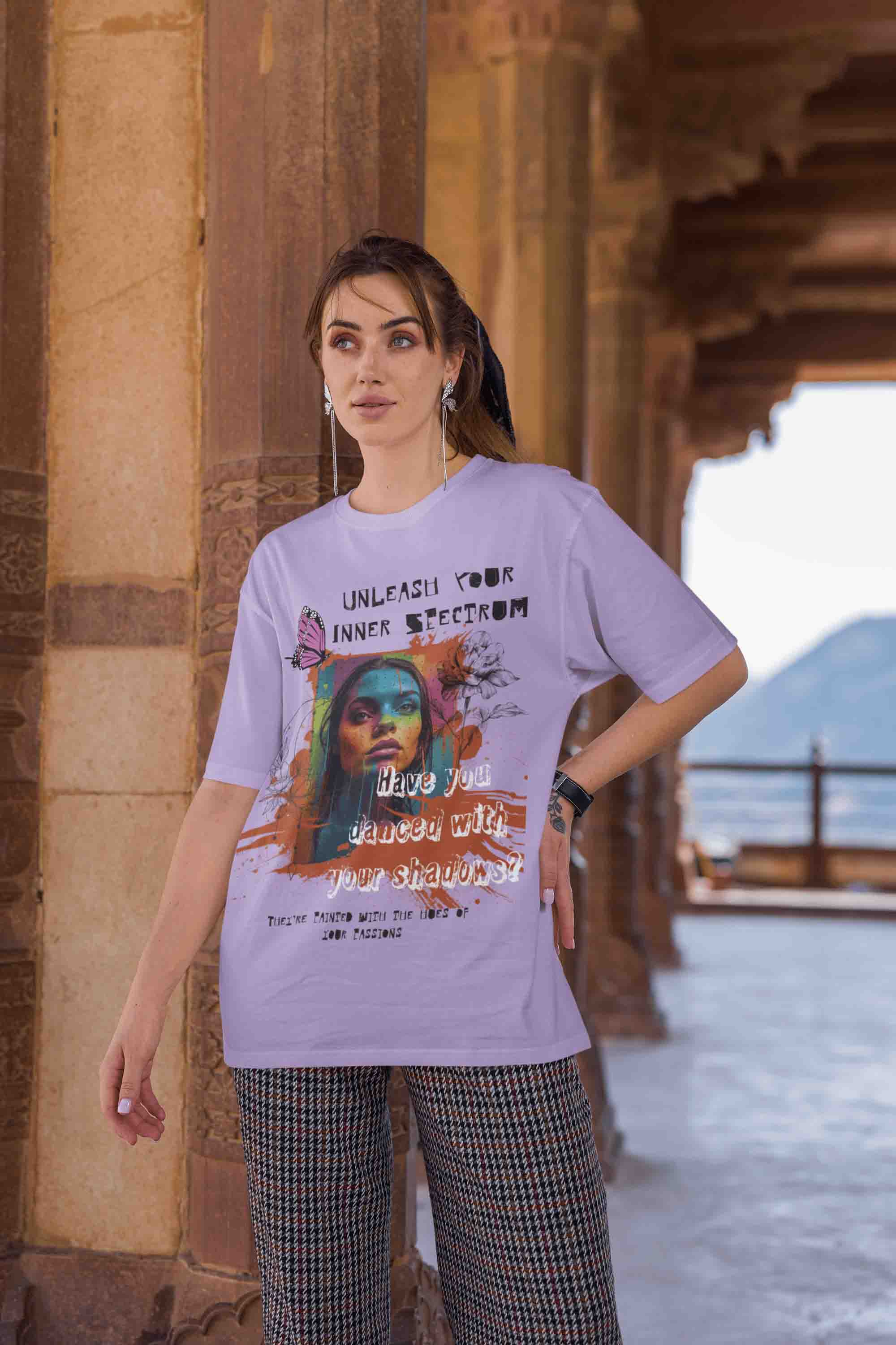 Unleash Your Inner Spectrum Oversized T-Shirt | The OddBall Wagon image 2