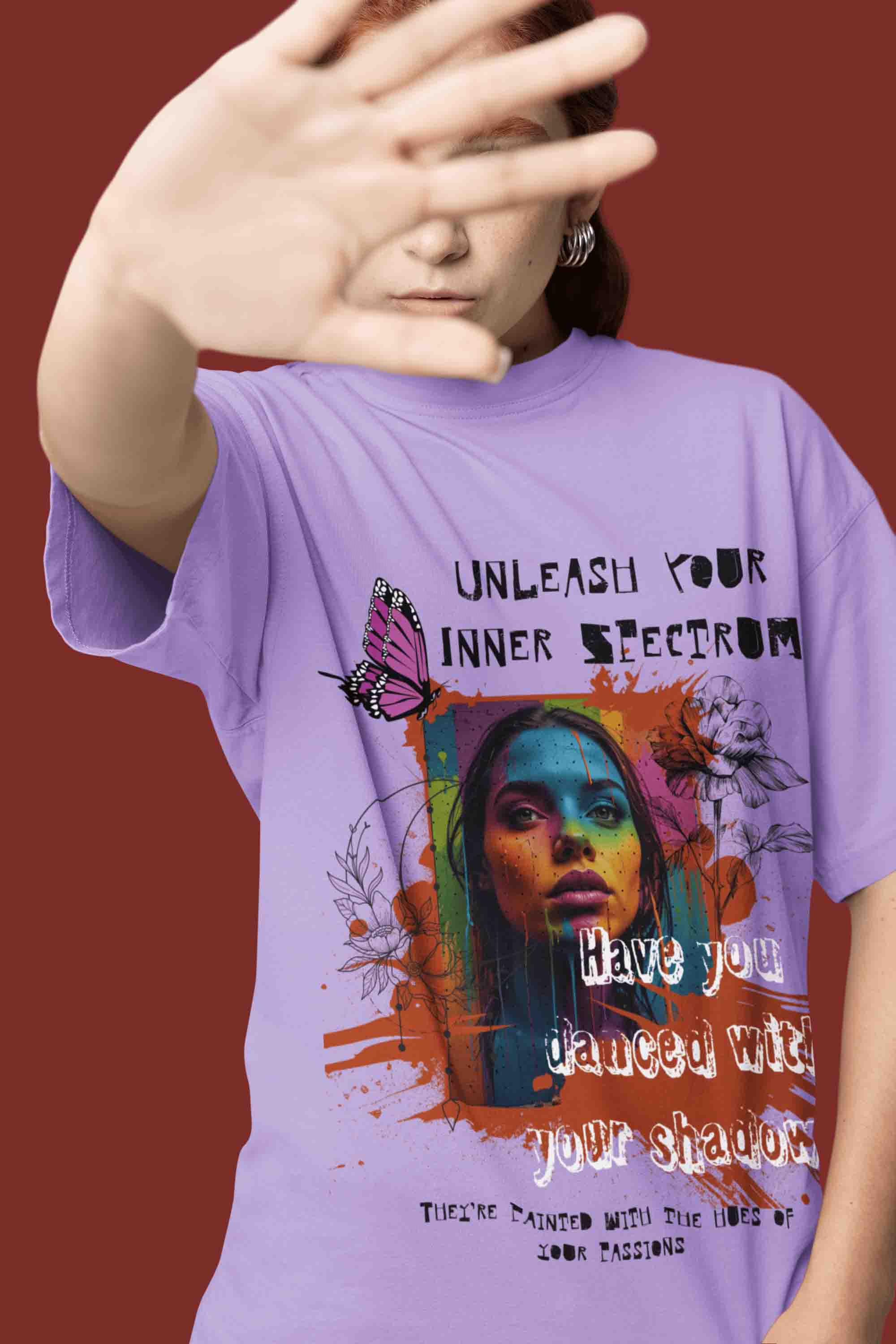 Unleash Your Inner Spectrum Oversized T-Shirt | The OddBall Wagon image 3