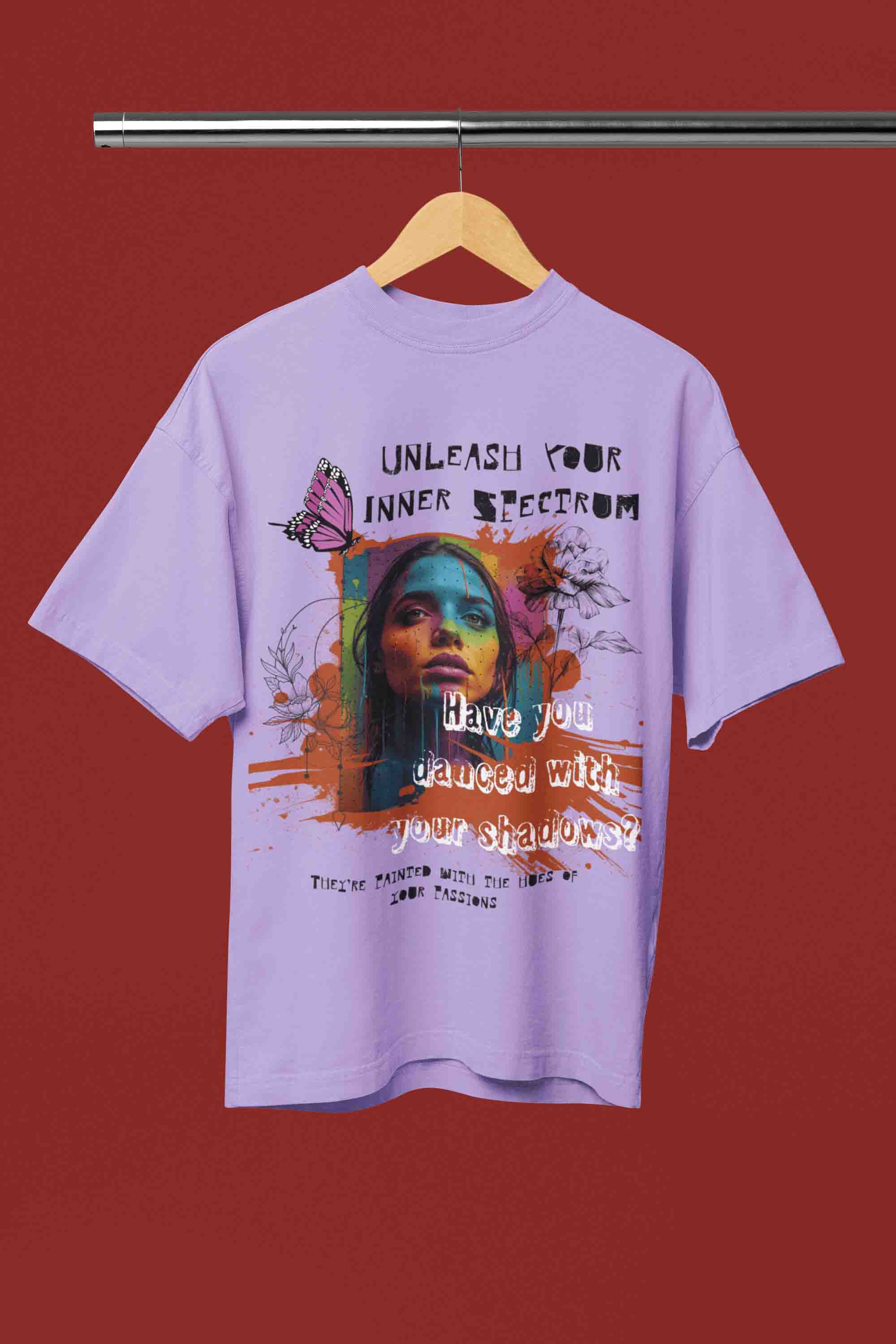 Unleash Your Inner Spectrum Oversized T-Shirt | The OddBall Wagon image 6