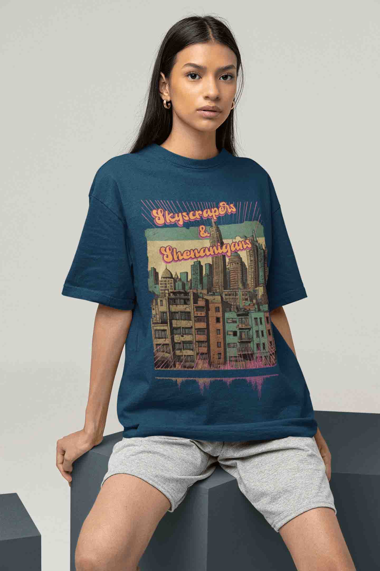 Urban Adventures Oversized T-Shirt | The OddBall Wagon image 2
