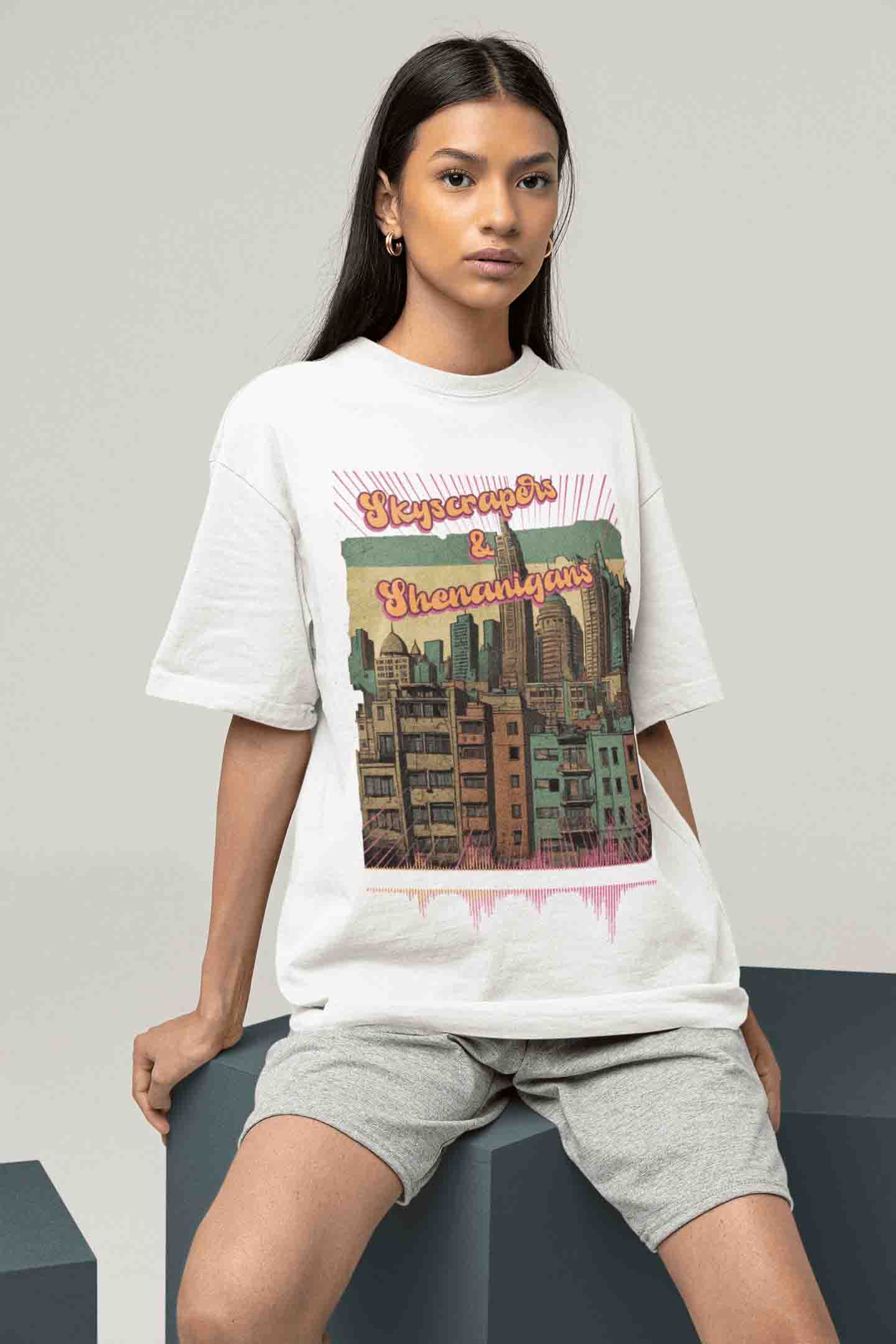 Urban Adventures Oversized T-Shirt | The OddBall Wagon image 3