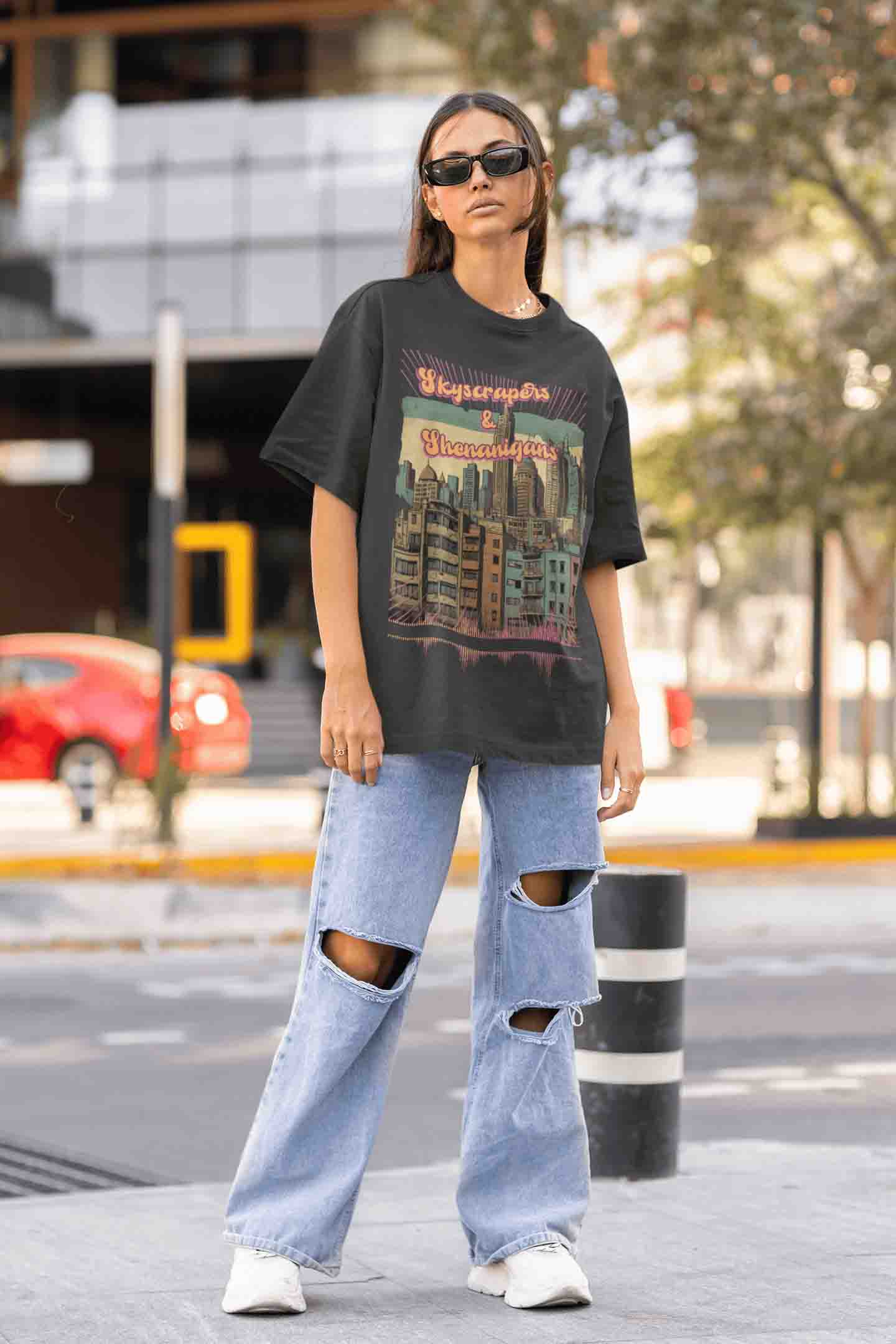 Urban Adventures Oversized T-Shirt | The OddBall Wagon image 3