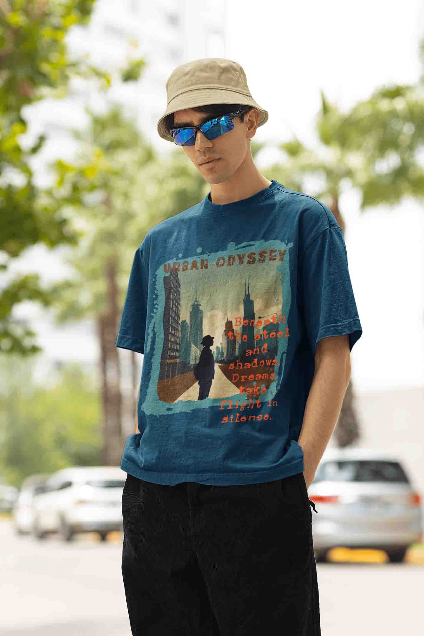 Urban Odyssey Oversized T-Shirt | The OddBall Wagon image 2
