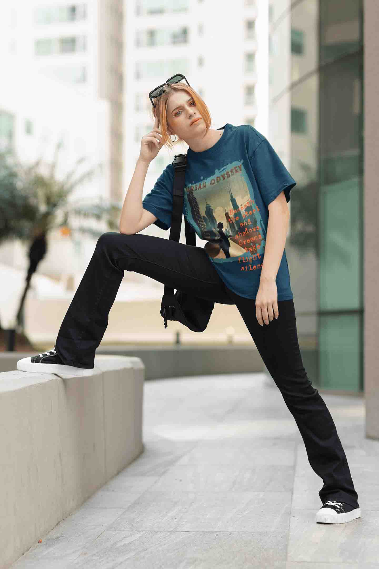 Urban Odyssey Oversized T-Shirt | The OddBall Wagon image 3