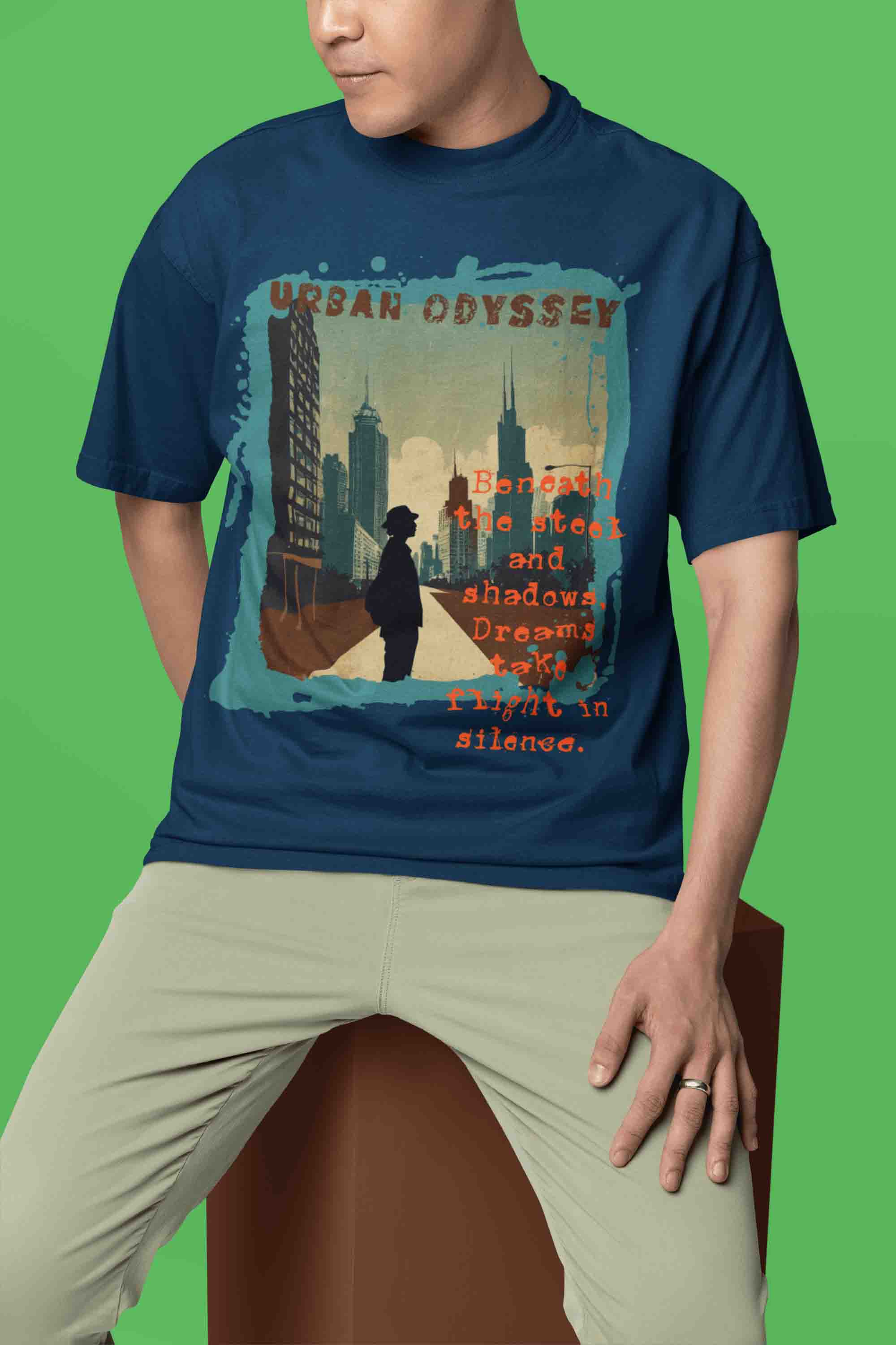 Urban Odyssey Oversized T-Shirt | The OddBall Wagon image 4