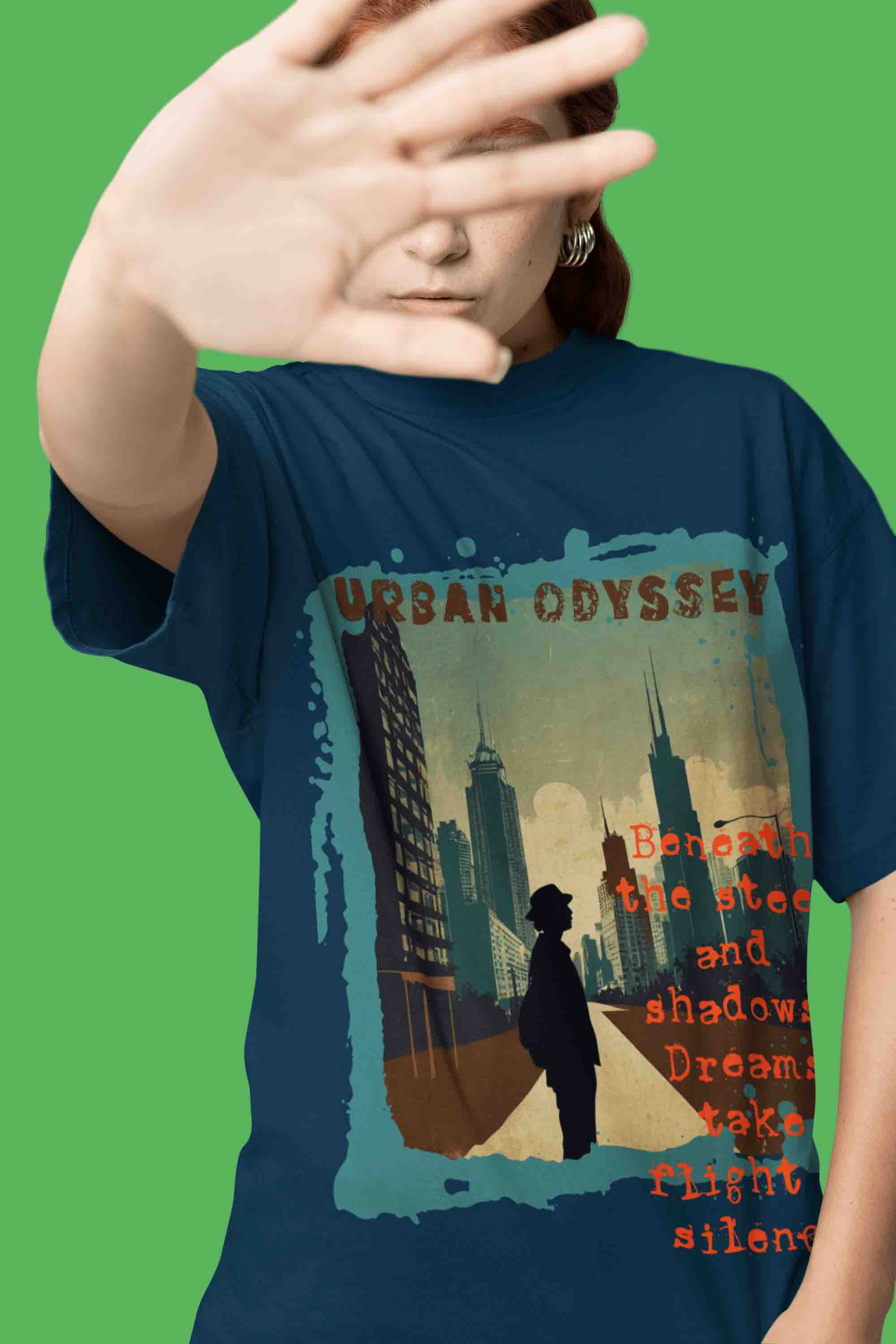 Urban Odyssey Oversized T-Shirt | The OddBall Wagon image 5