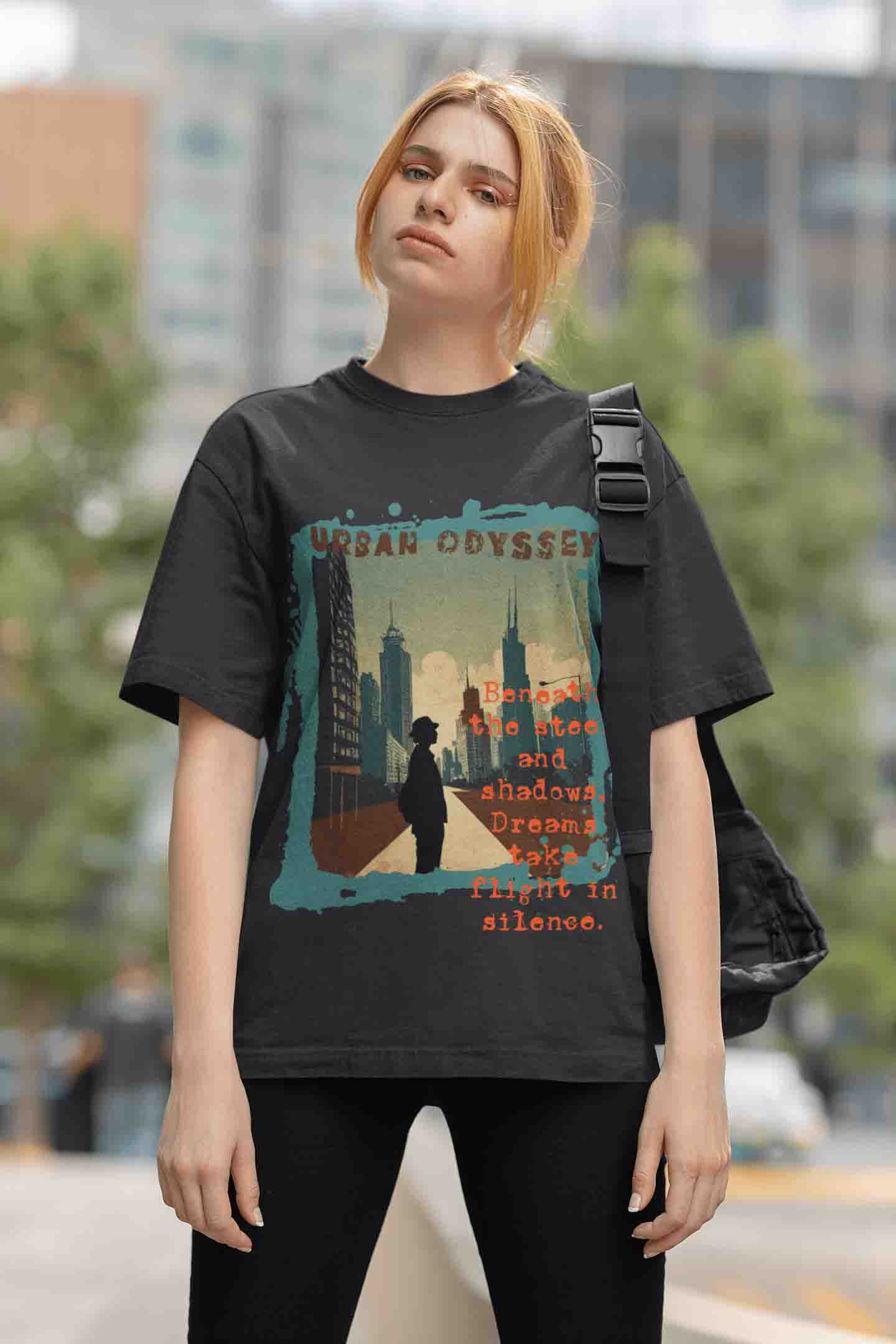 Urban Odyssey Oversized T-Shirt | The OddBall Wagon image 3