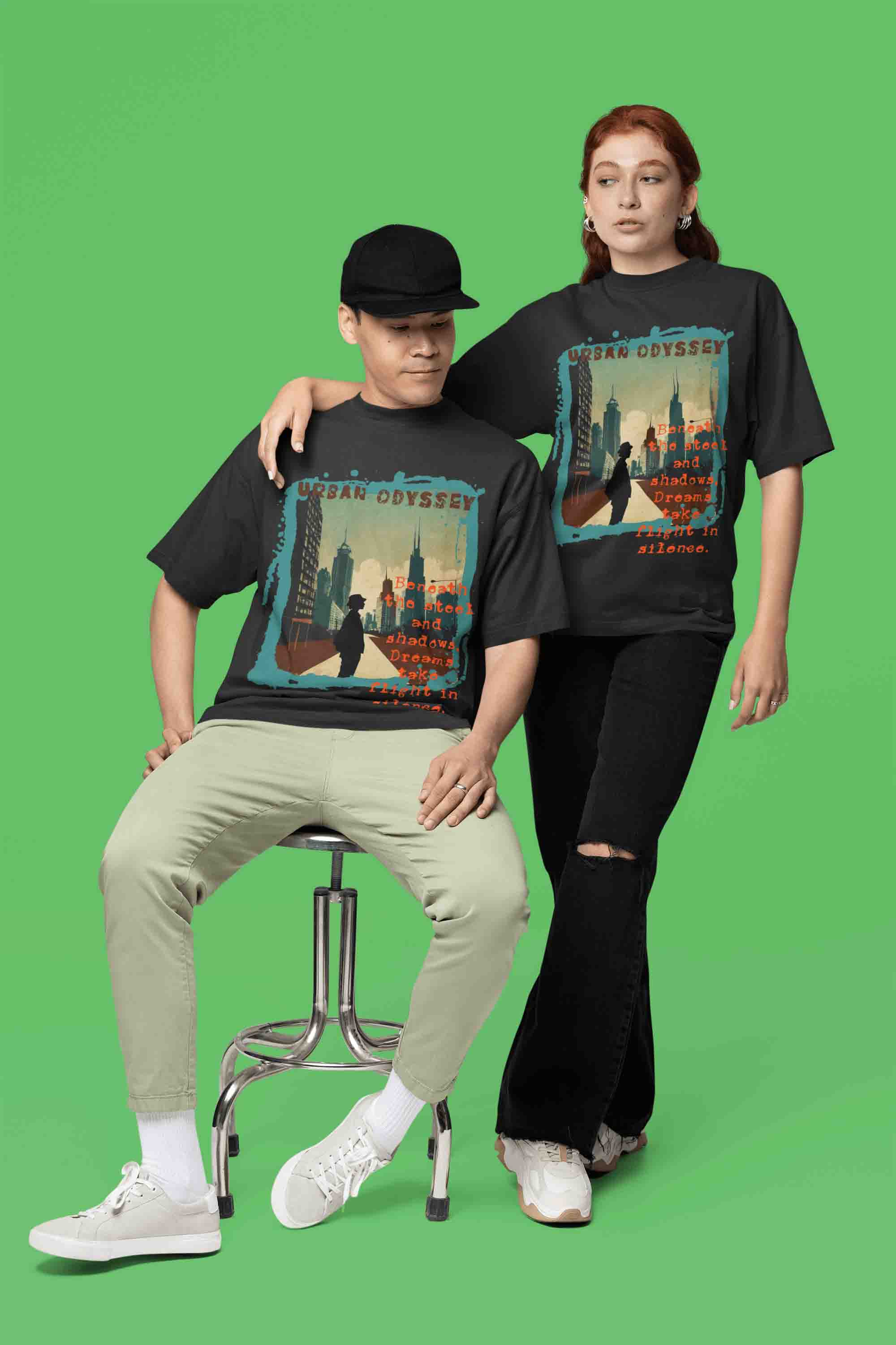 Urban Odyssey Oversized T-Shirt | The OddBall Wagon image 6