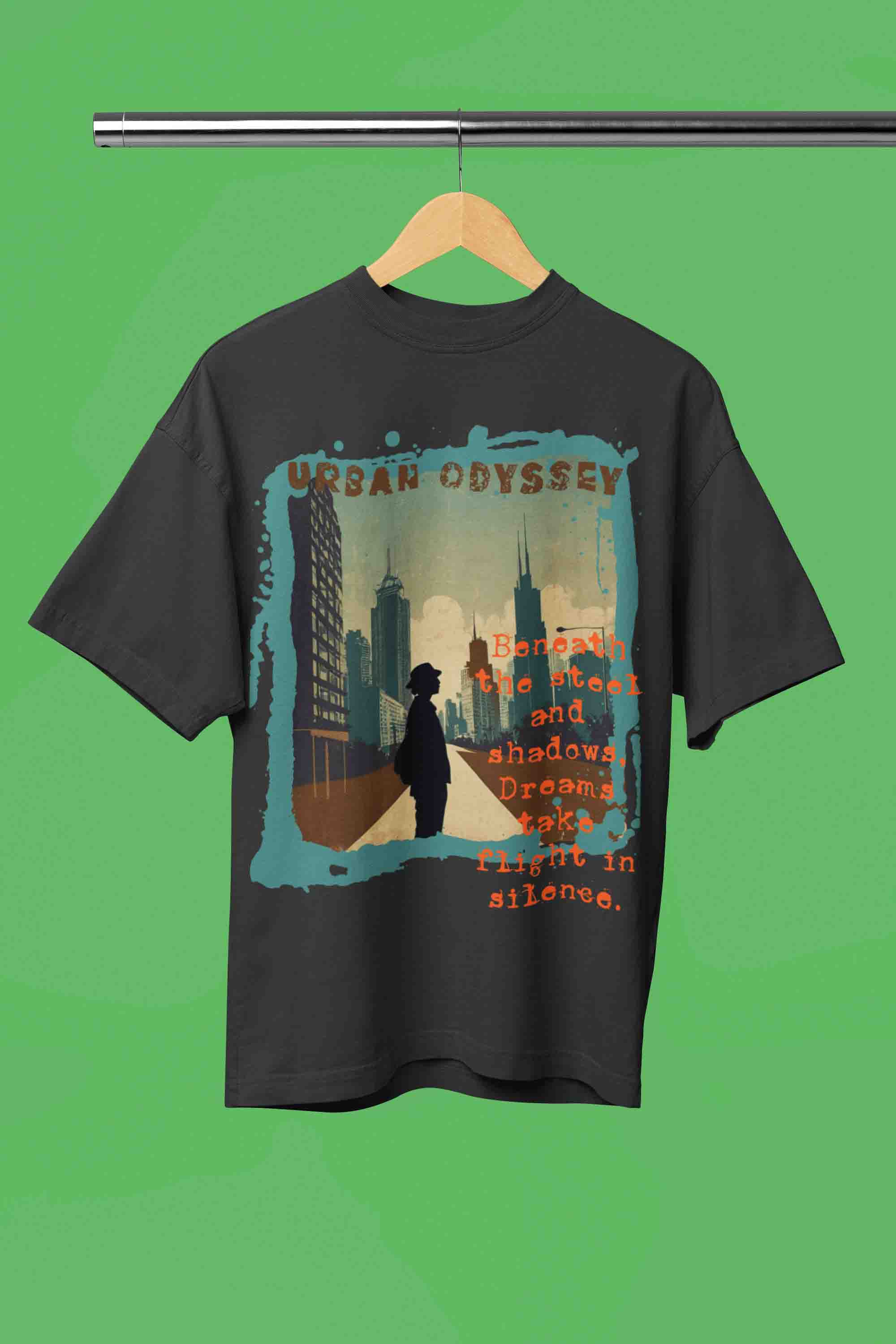 Urban Odyssey Oversized T-Shirt | The OddBall Wagon image 7