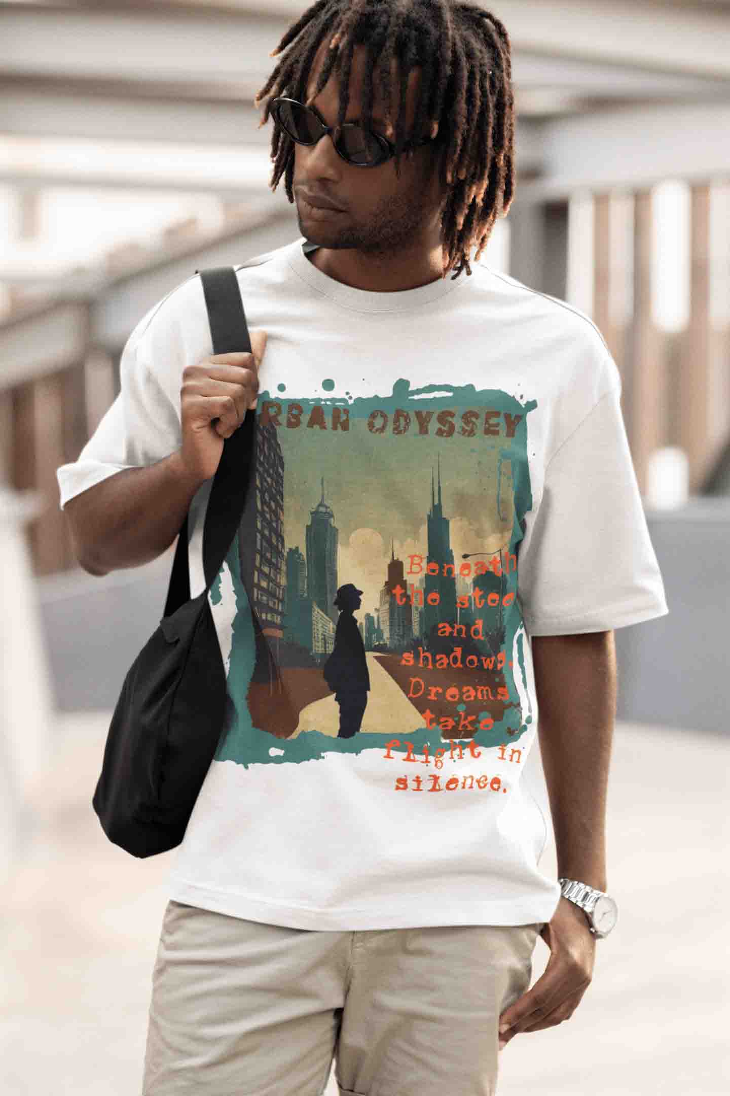 Urban Odyssey Oversized T-Shirt | The OddBall Wagon image 2