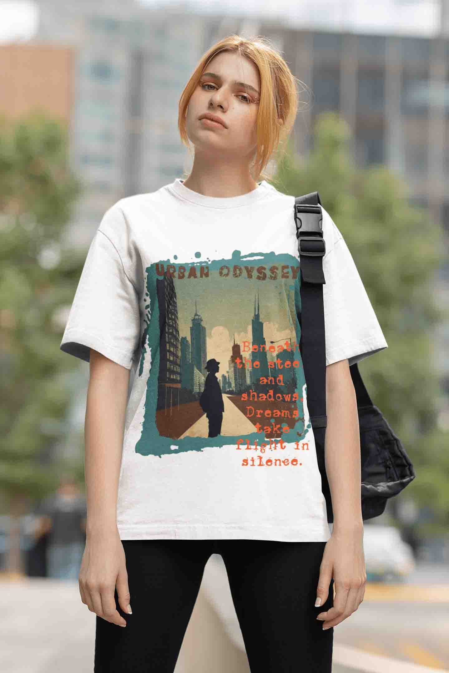Urban Odyssey Oversized T-Shirt | The OddBall Wagon image 3