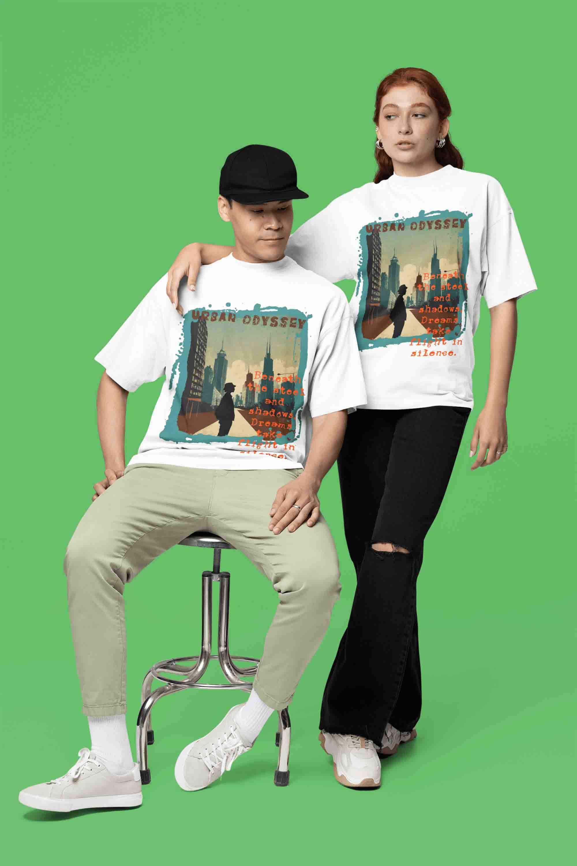 Urban Odyssey Oversized T-Shirt | The OddBall Wagon image 5