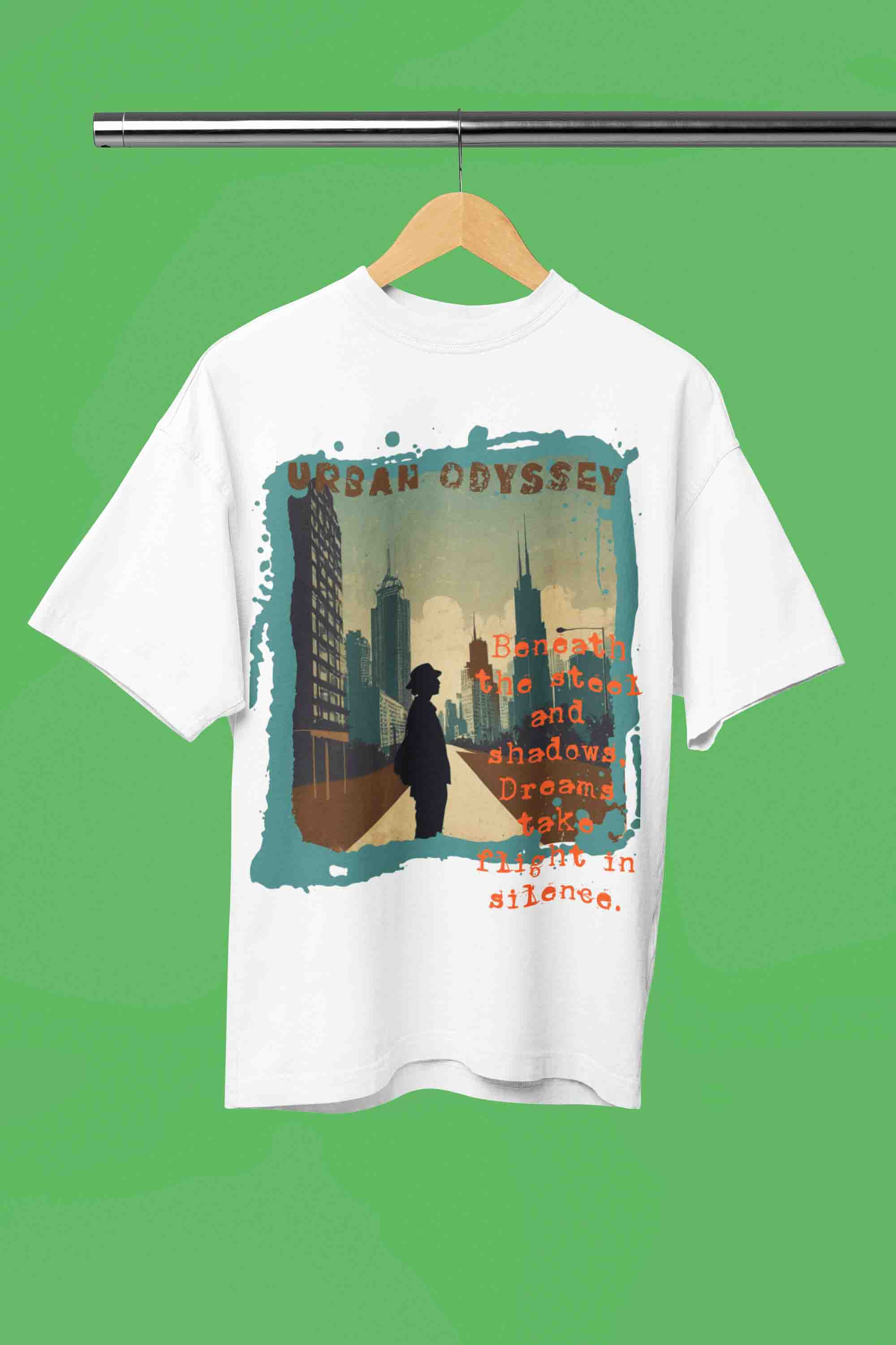 Urban Odyssey Oversized T-Shirt | The OddBall Wagon image 6