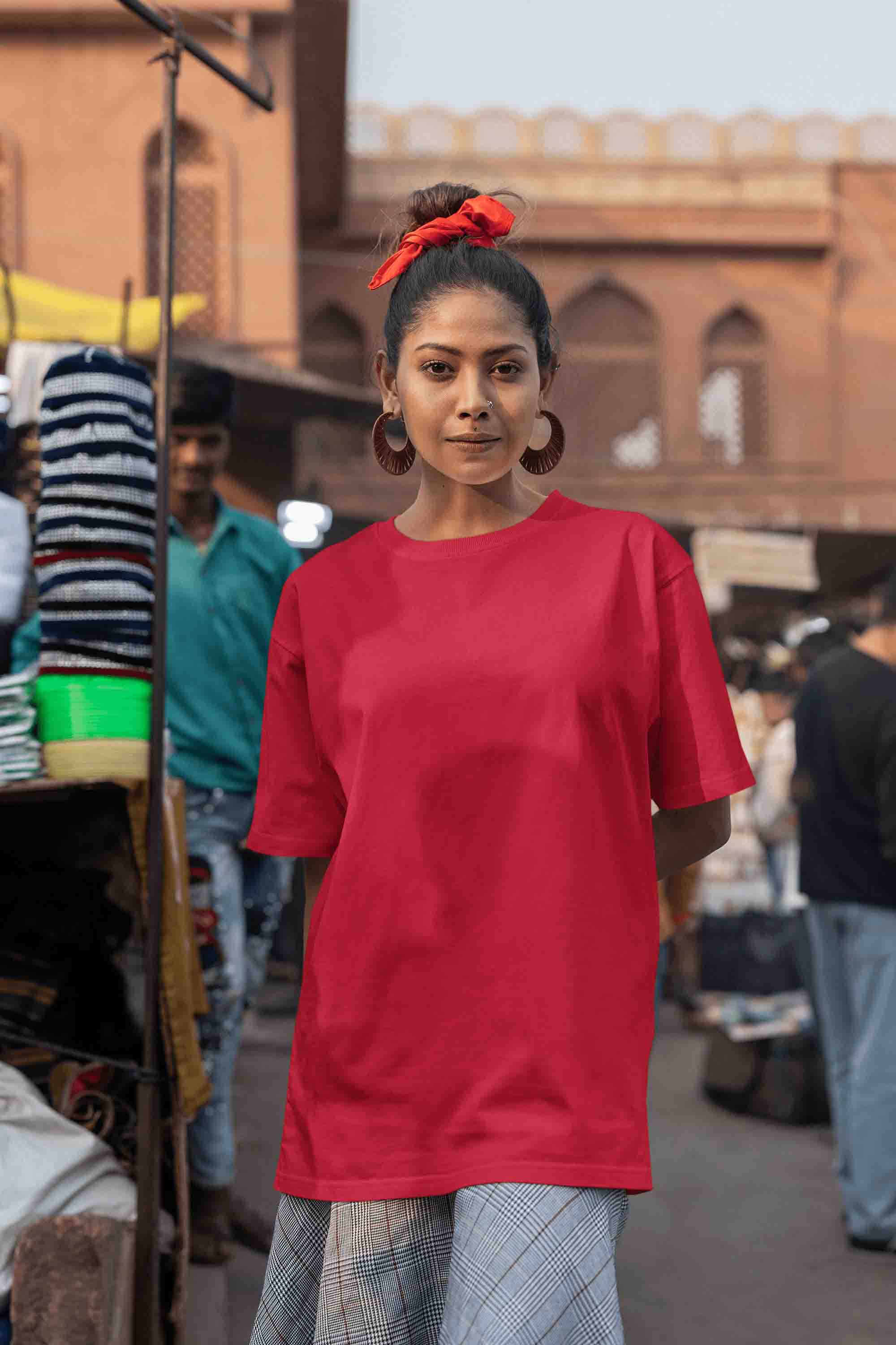 Women’s Oversized T-Shirt – Red