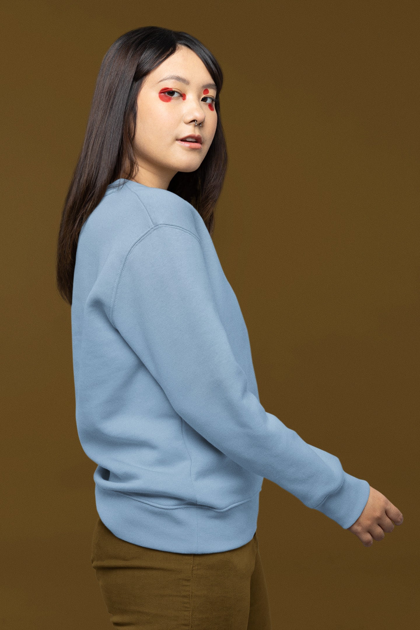 Women's Baby Blue Sweatshirt | The OddBall Wagon image 3