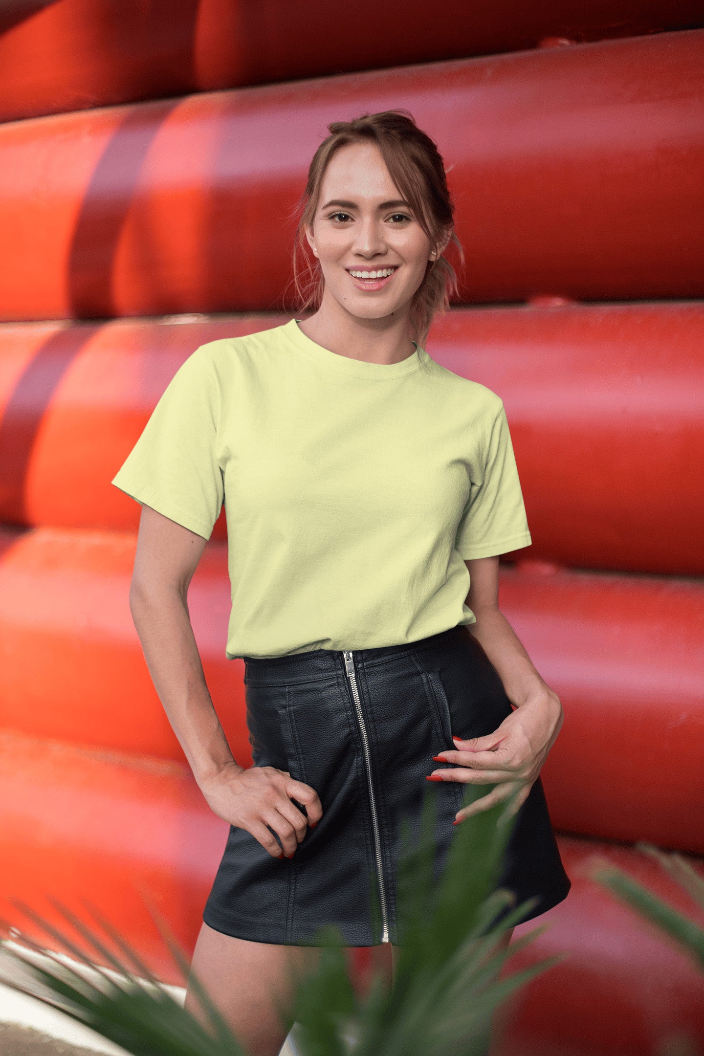 Women's Classic Fit T-Shirt - Butter Yellow | The OddBall Wagon image 3