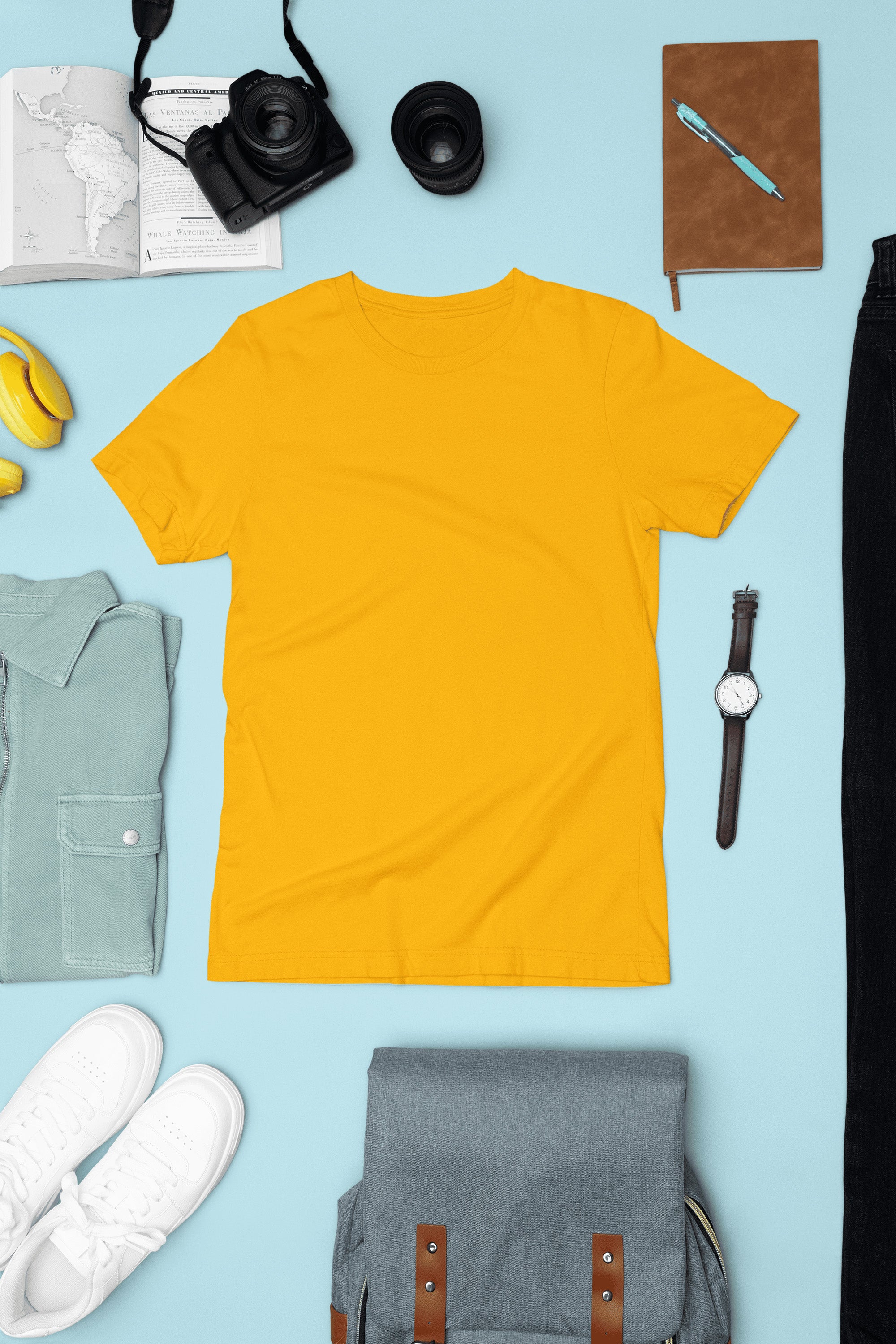 Women's Classic Fit T-Shirt - Golden Yellow | The OddBall Wagon image 5