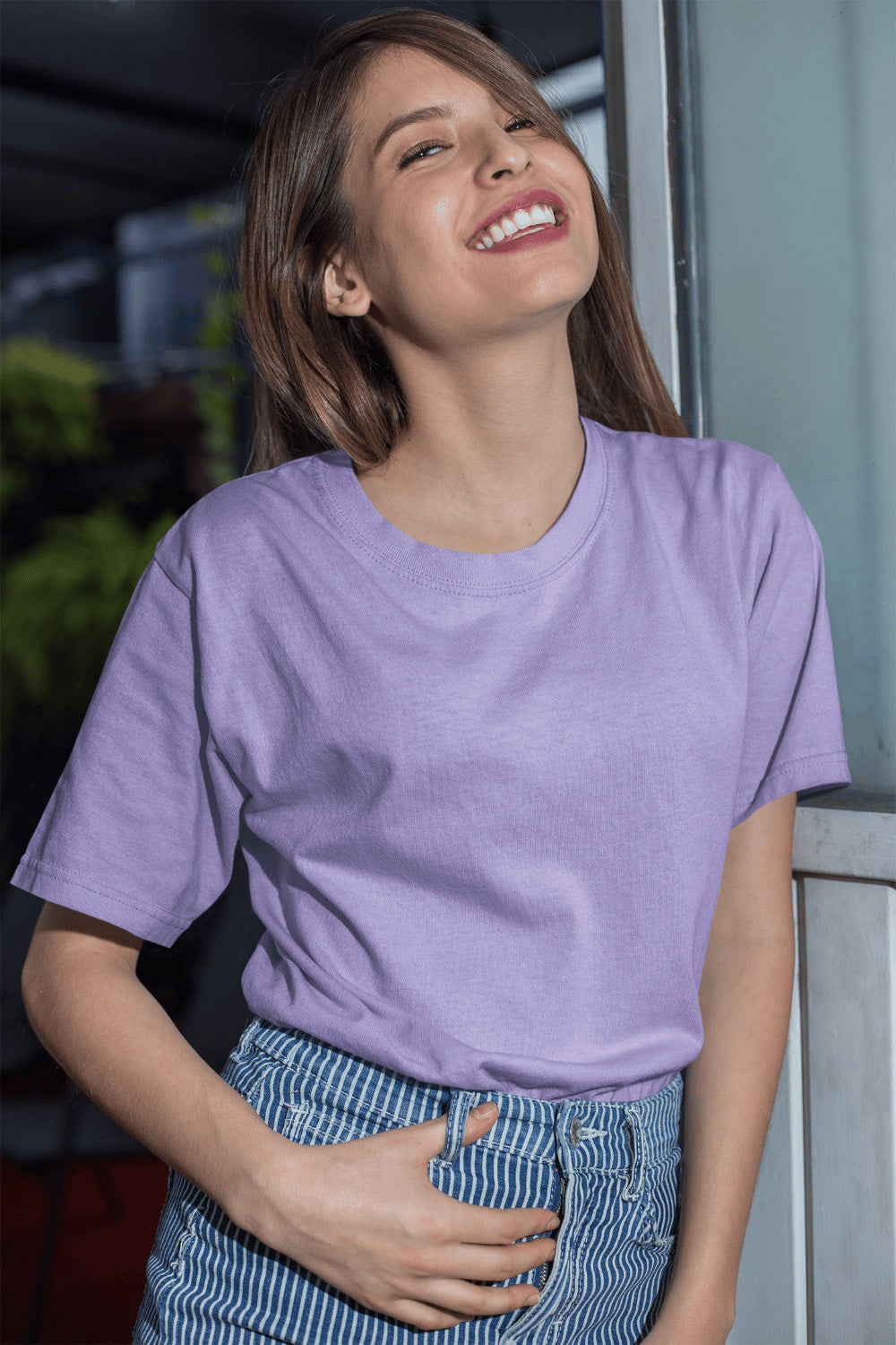Women's Classic Fit T-Shirt - Iris Lavendar | The OddBall Wagon image 3