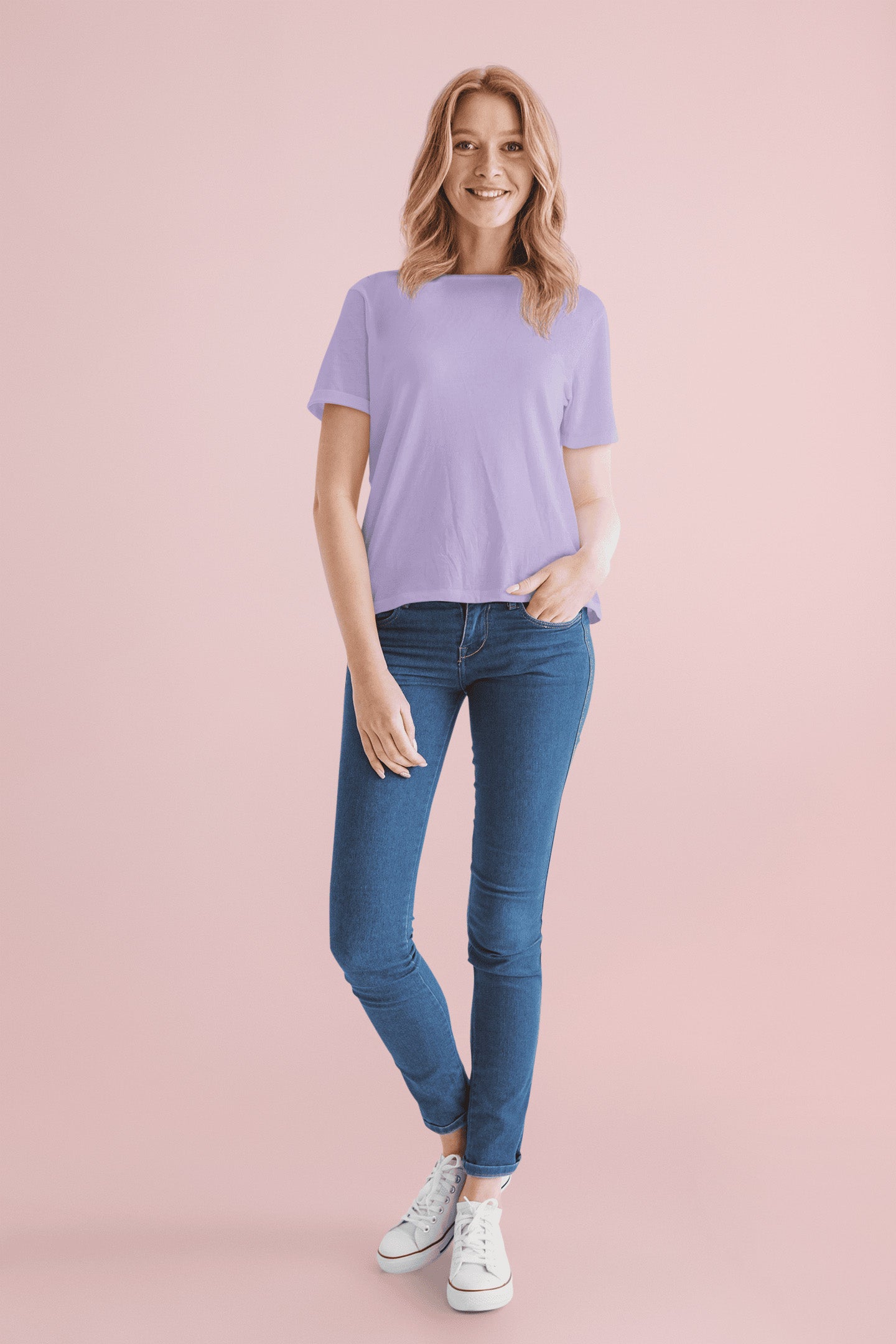 Women's Classic Fit T-Shirt - Iris Lavendar | The OddBall Wagon image 4