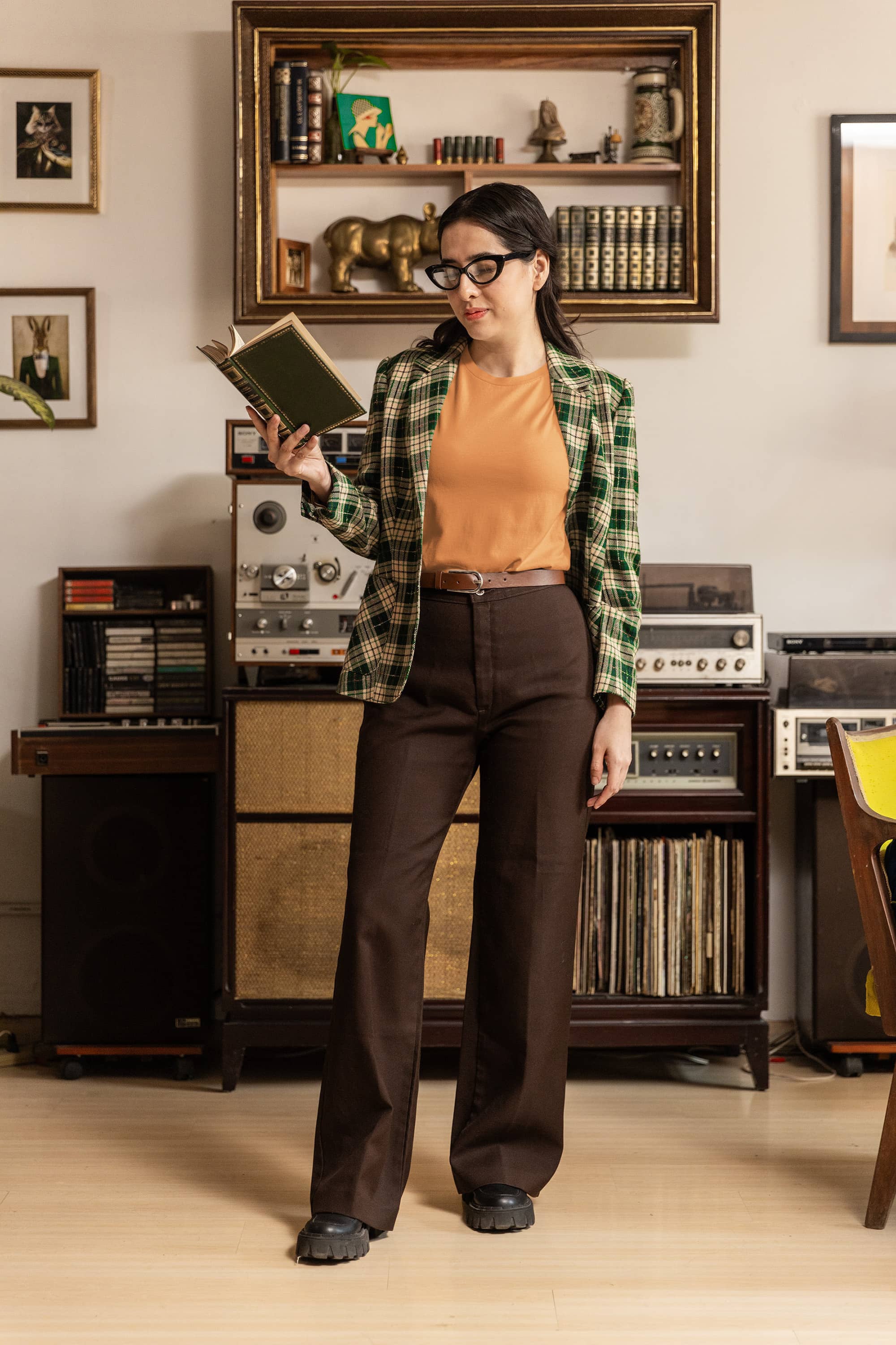 Women's Classic Fit T-Shirt - Mustard Yellow | The OddBall Wagon image 3