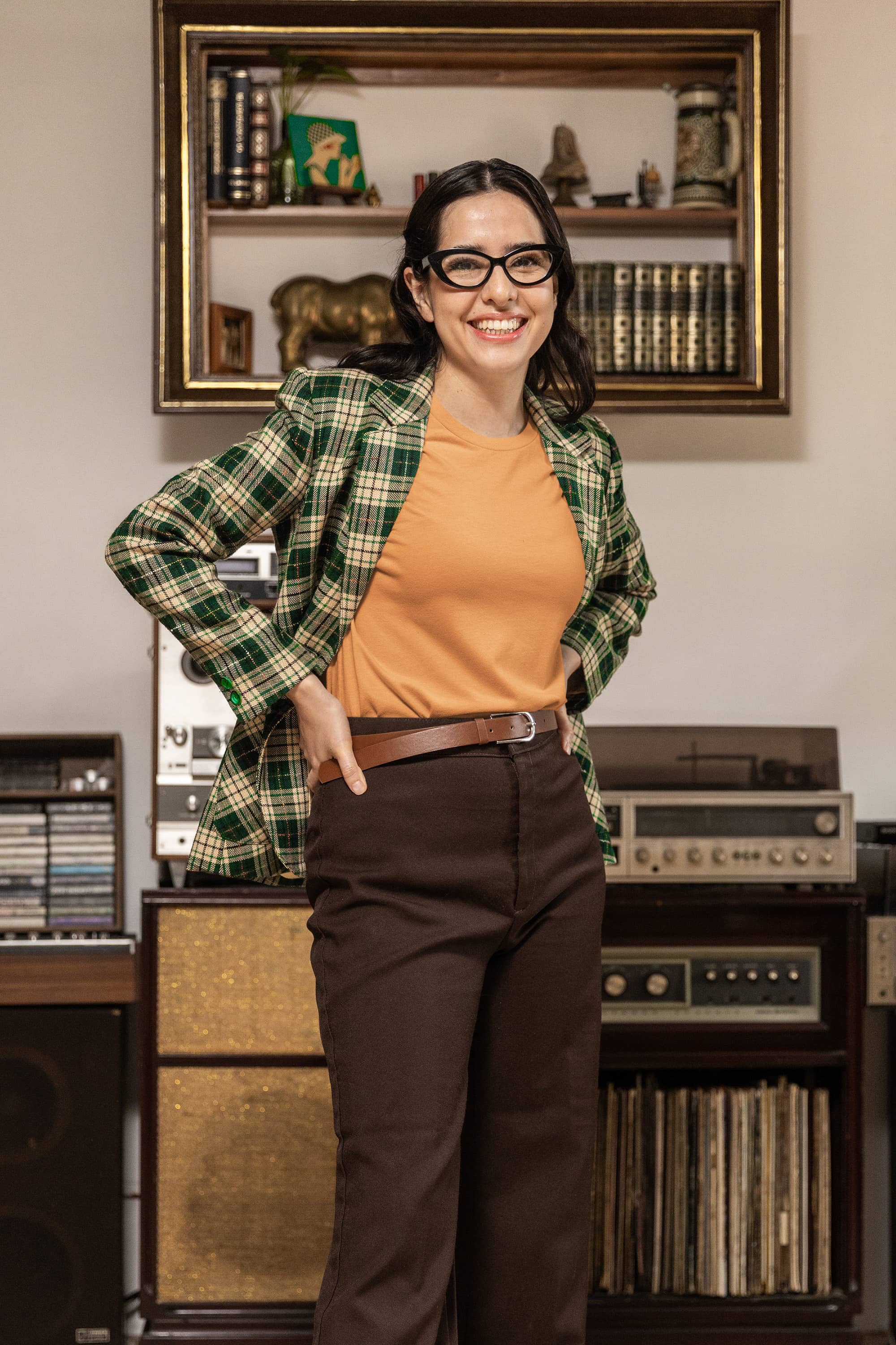 Women's Classic Fit T-Shirt - Mustard Yellow | The OddBall Wagon image 4