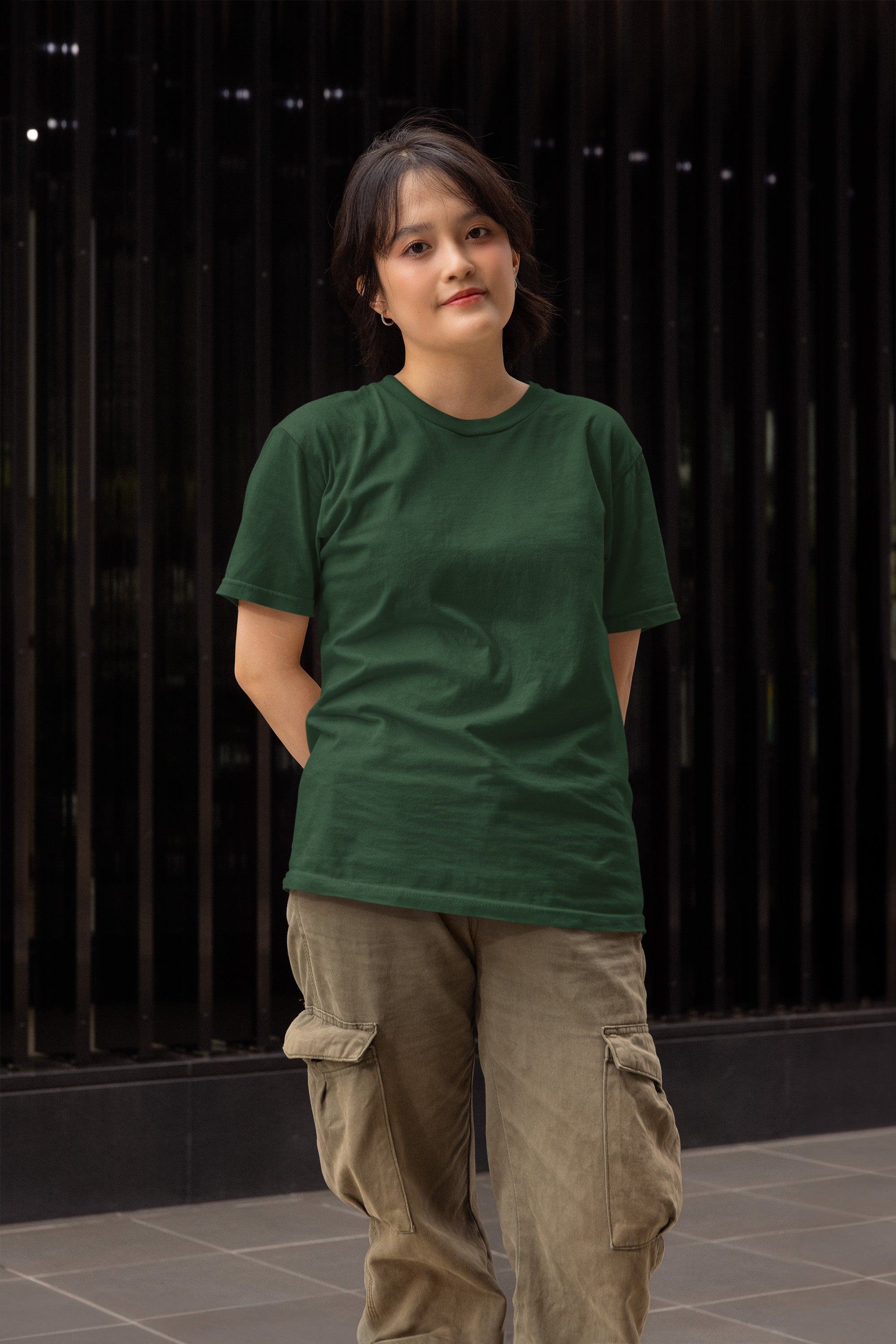 Women's Classic Fit T-Shirt - Olive Green | The OddBall Wagon image 4