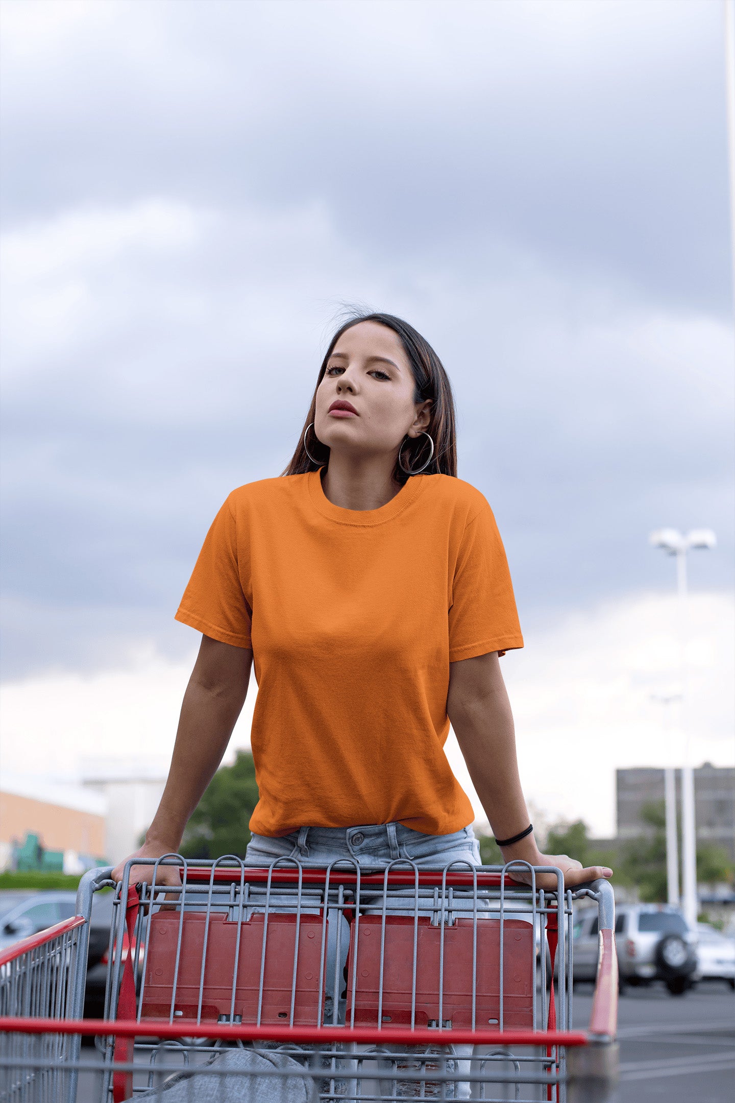 Women's Classic Fit T-Shirt - Orange | The OddBall Wagon image 4