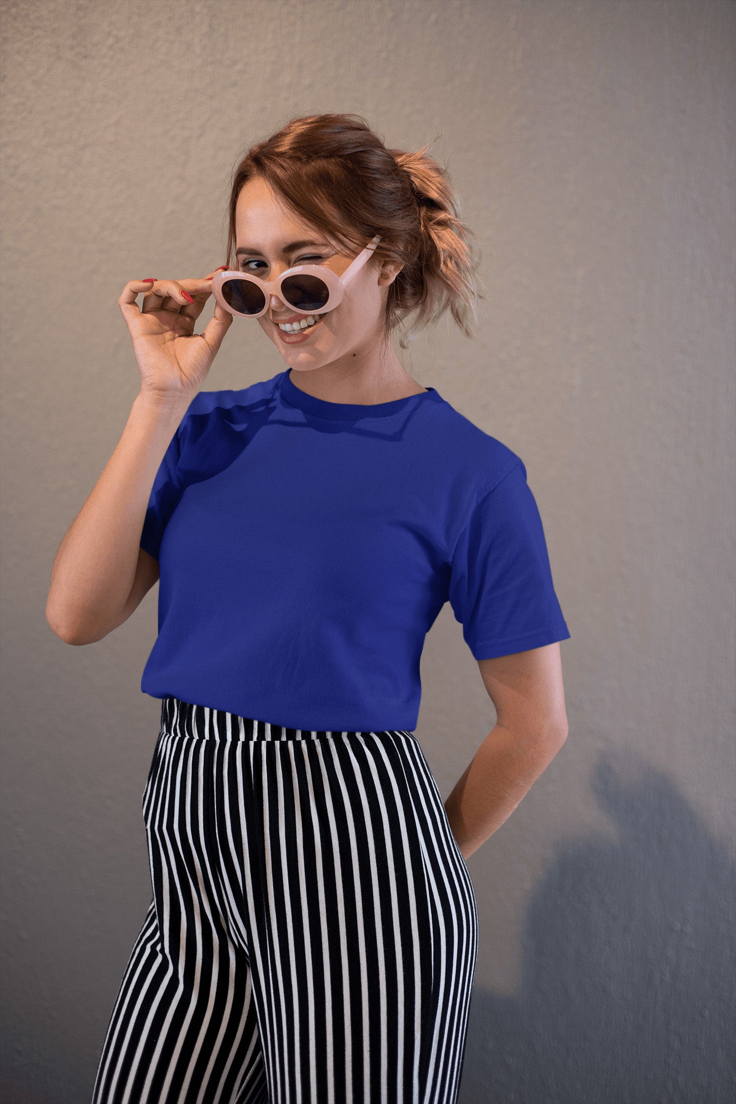 Women's Classic Fit T-Shirt - Royal Blue | The OddBall Wagon image 3