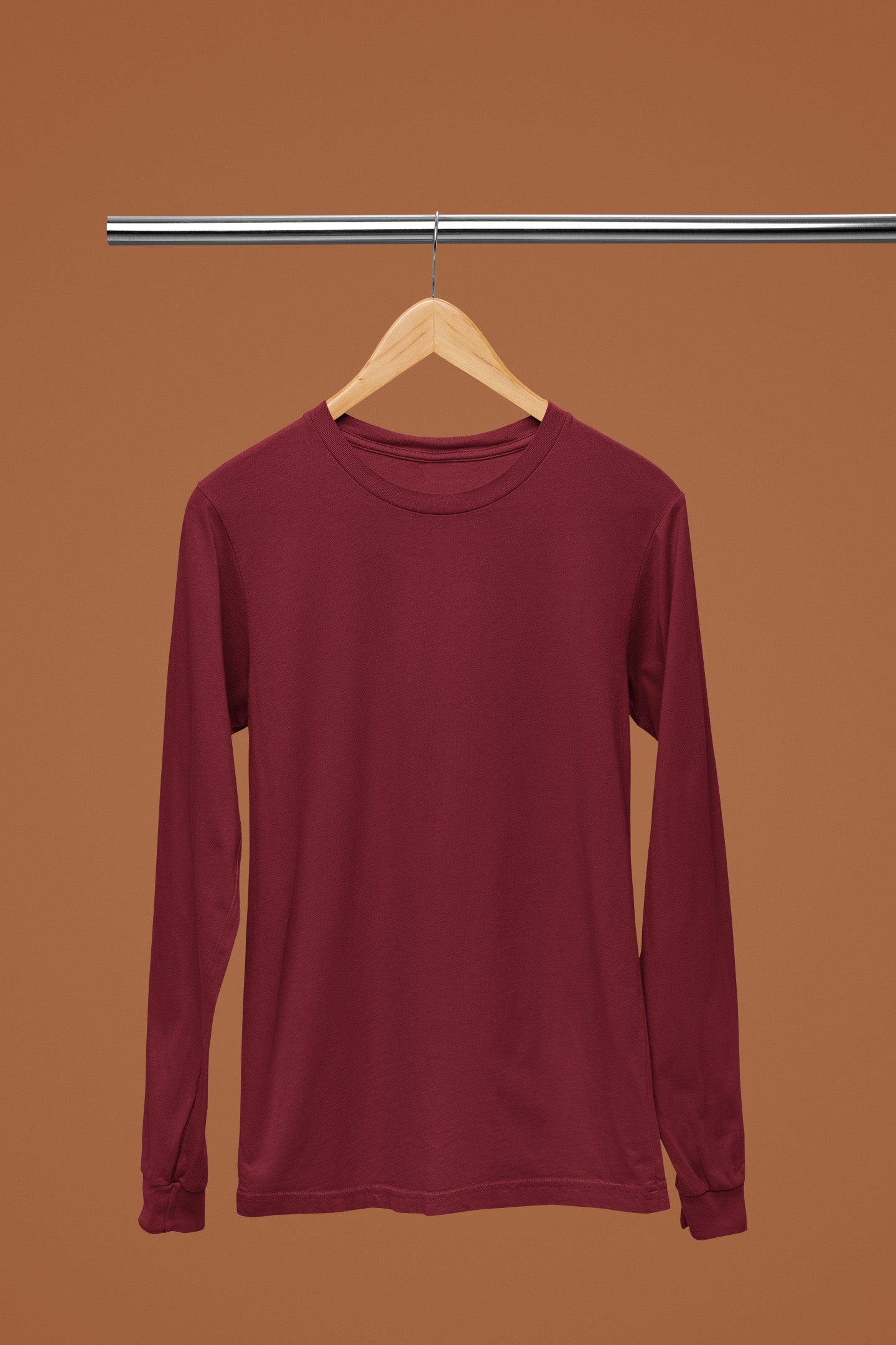 Women's Classic Maroon Long Sleeve | The OddBall Wagon image 5