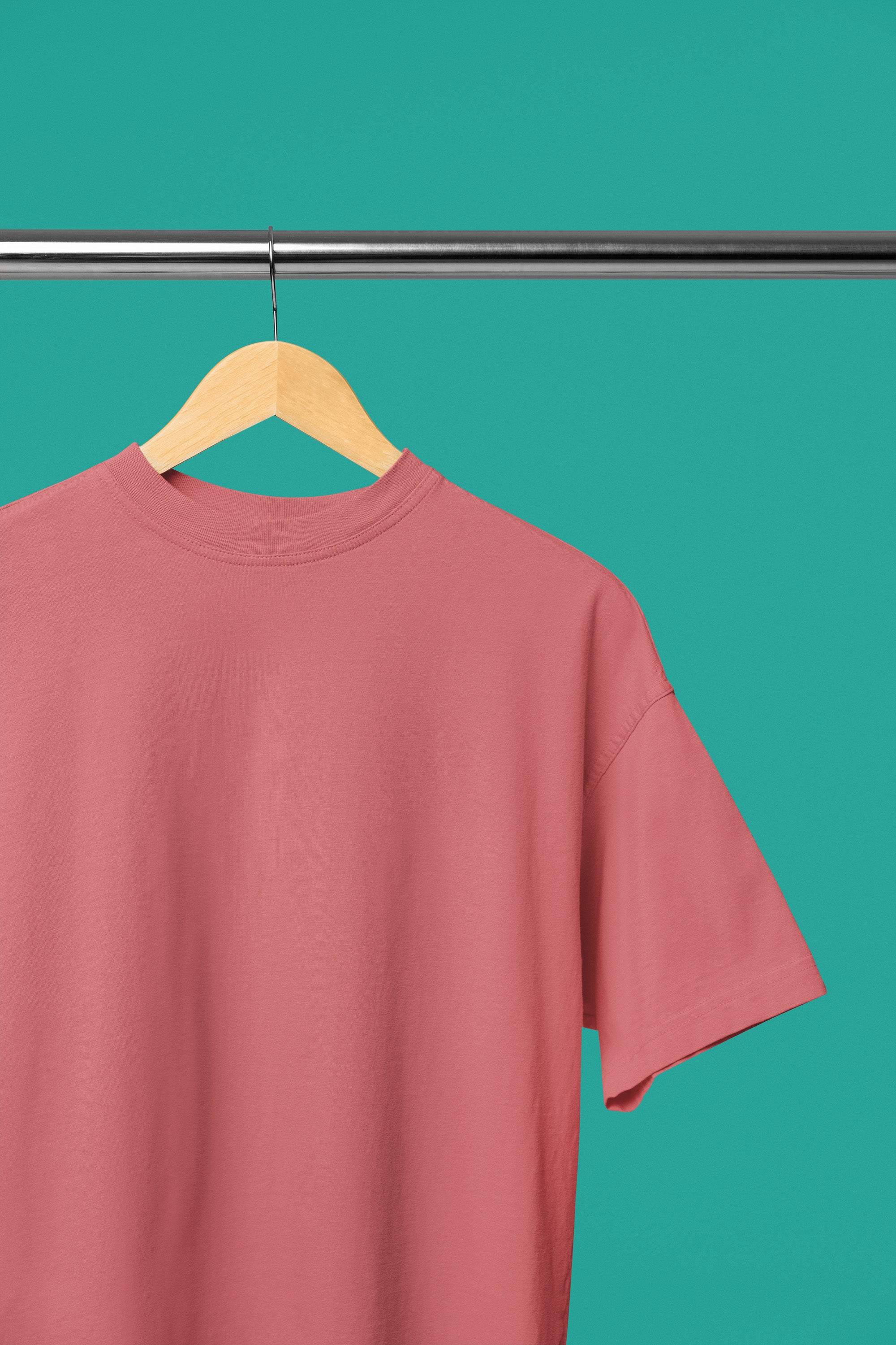 Women’s Oversized T-Shirt – Dusty Rose image 5