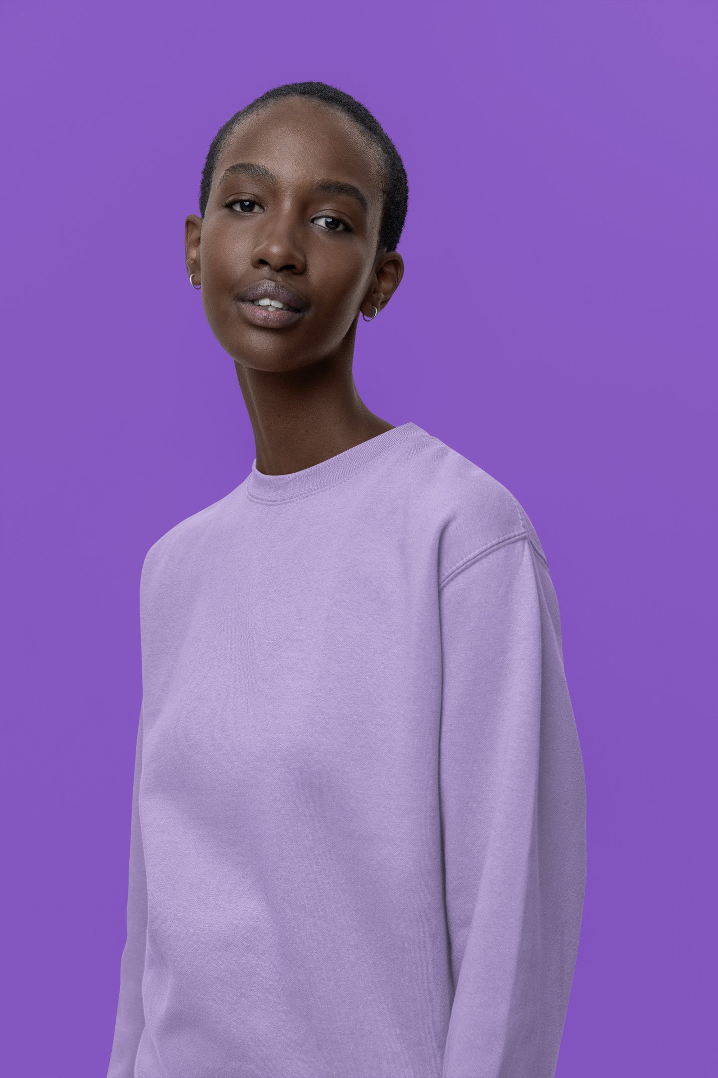 Women's Iris Lavendar Sweatshirt | The OddBall Wagon image 2