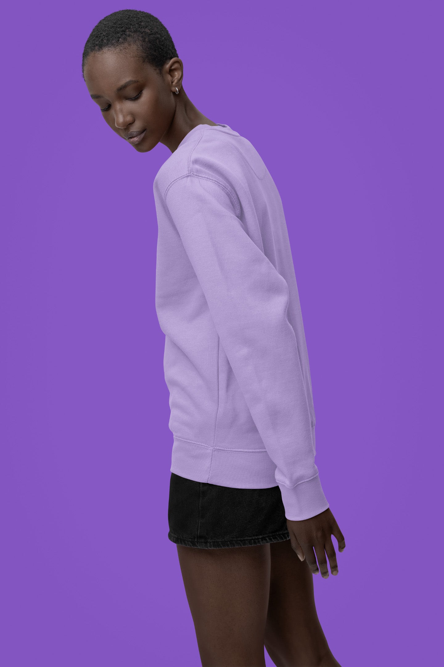 Women's Iris Lavendar Sweatshirt | The OddBall Wagon image 3