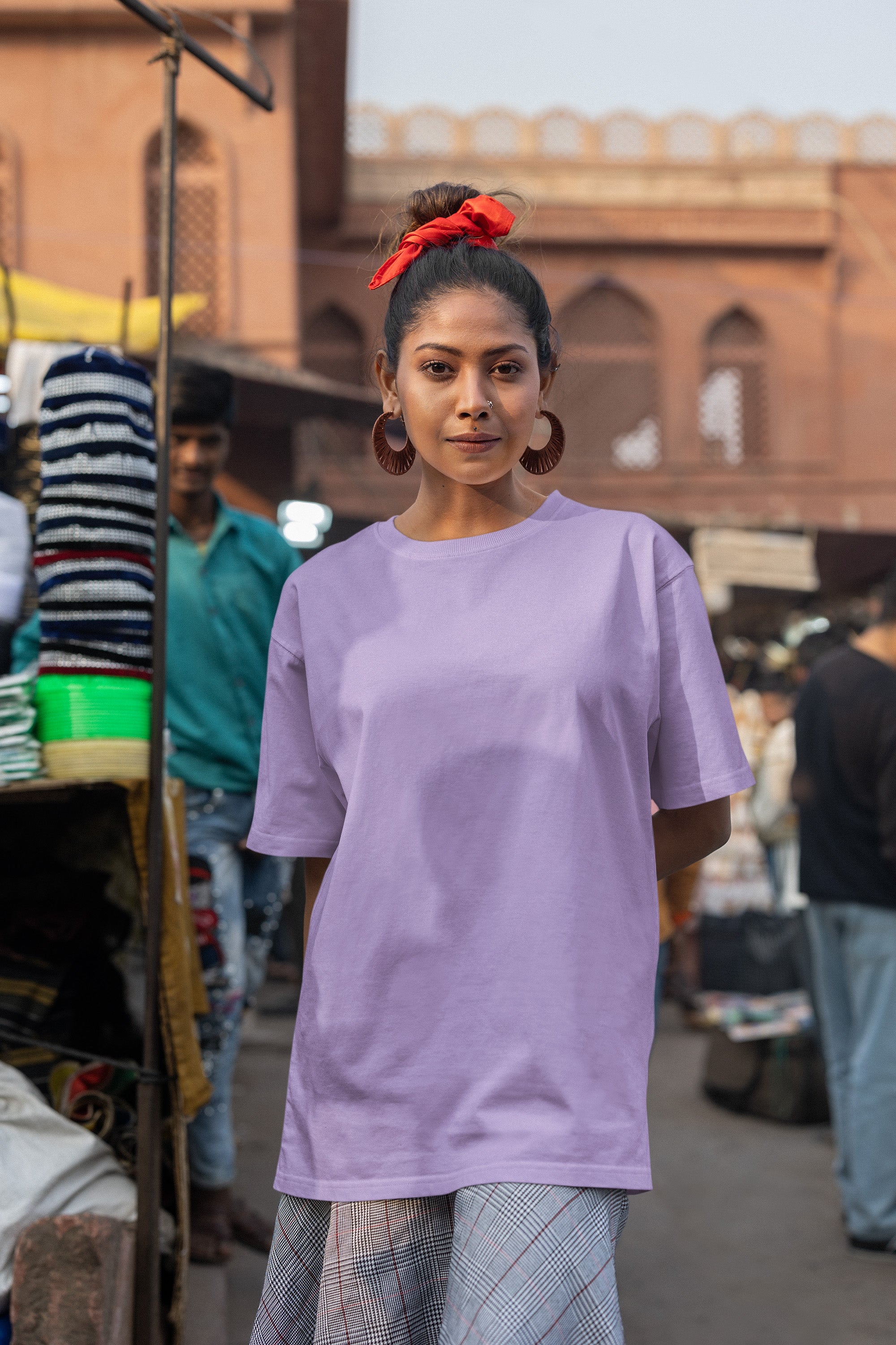 Women’s Oversized T-Shirt – Iris Lavender