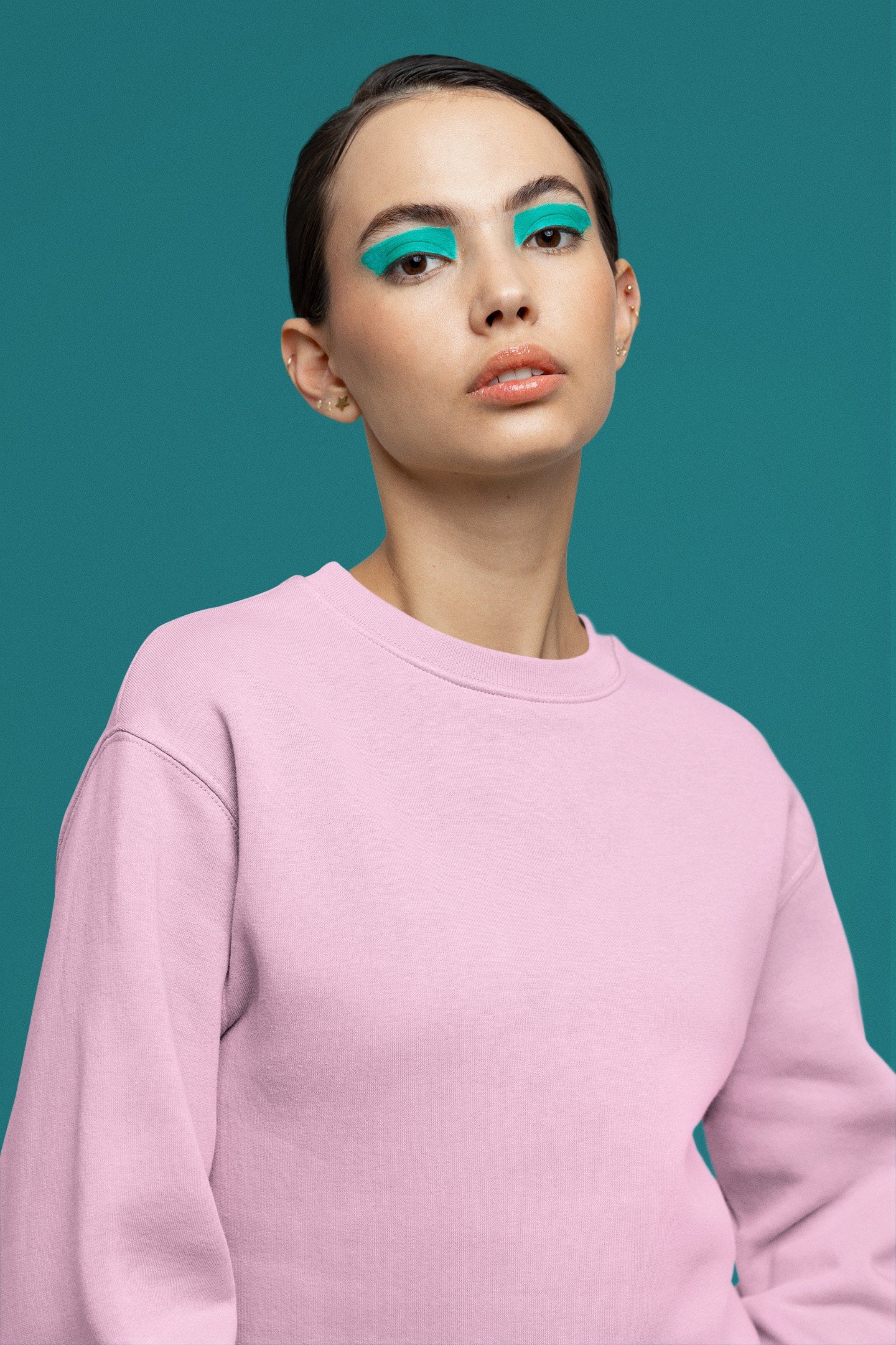 Women's Light Pink Sweatshirt | The OddBall Wagon image 4