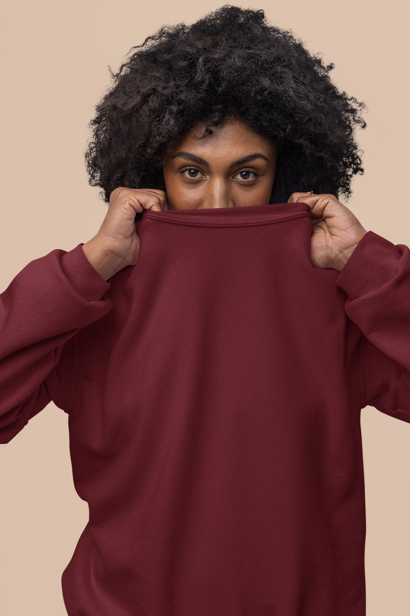Women's Maroon Sweatshirt | The OddBall Wagon image 2