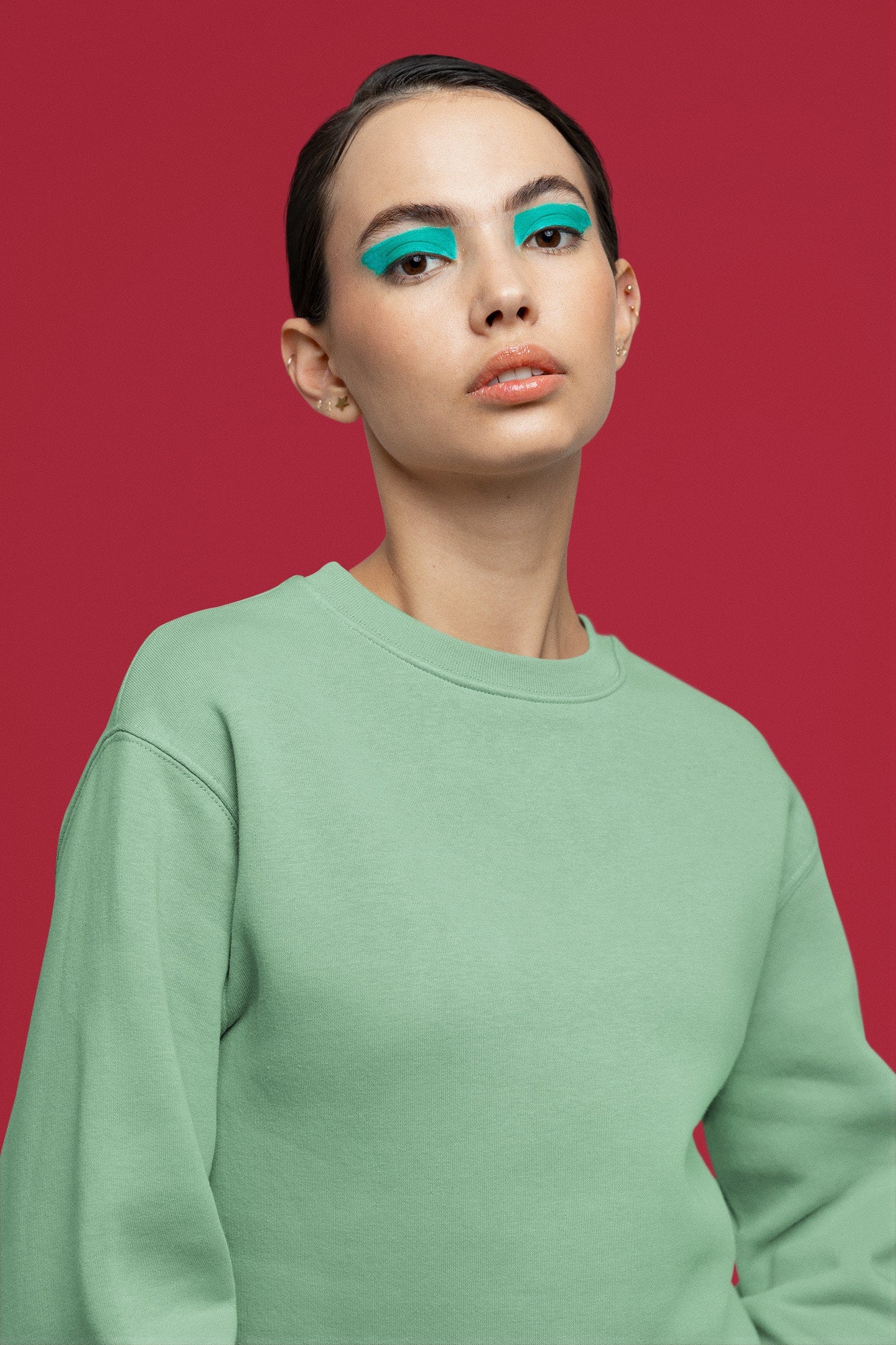 Women's Mint Green Sweatshirt | The OddBall Wagon image 3