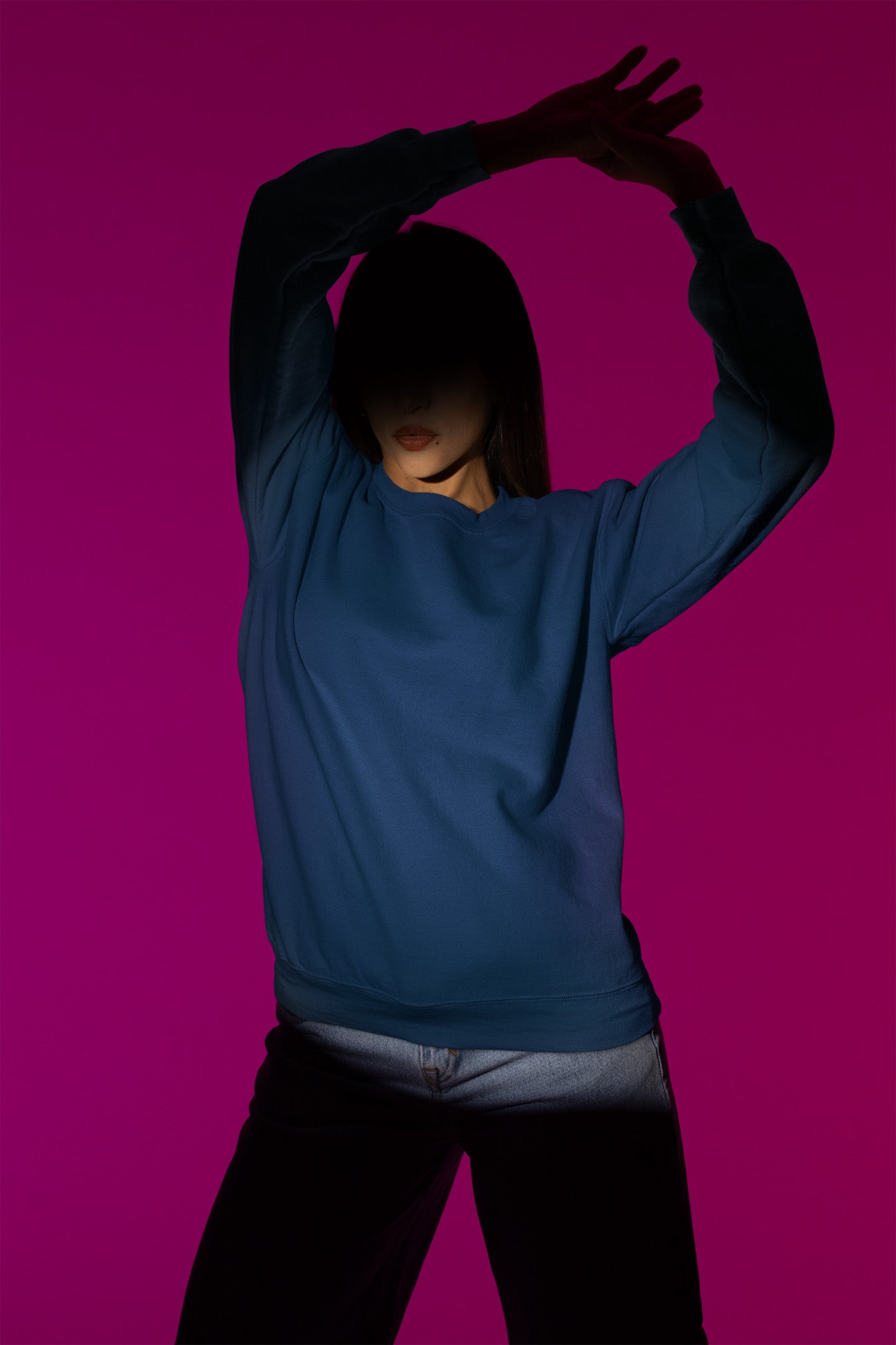 Women's Navy Blue Sweatshirt | The OddBall Wagon image 4